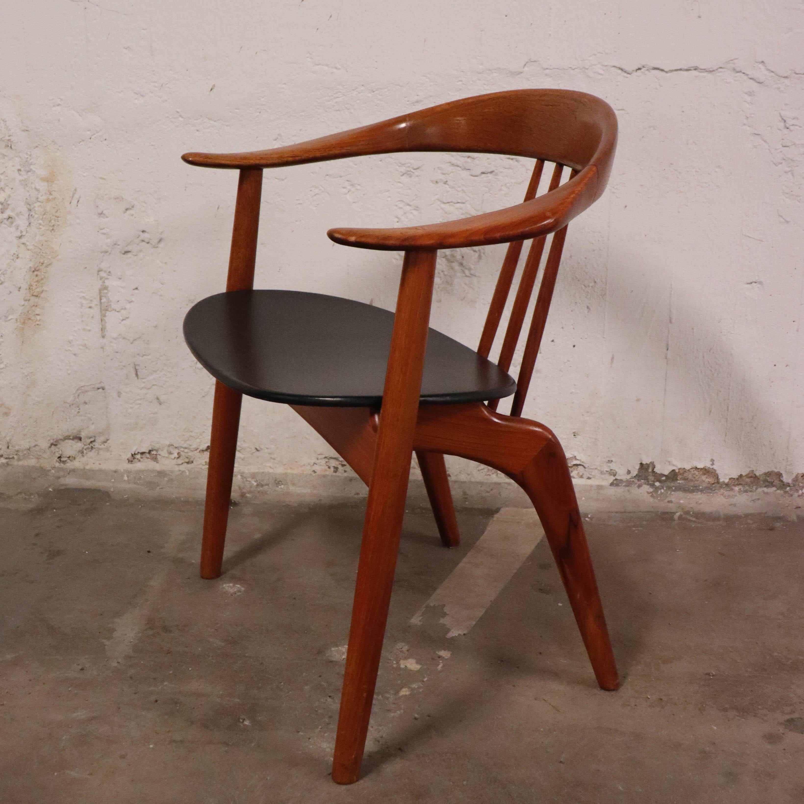 Mid-20th Century Arne Hovmand-Olsen, Chair Model 408, Mogens Kold Møbelfabrik For Sale
