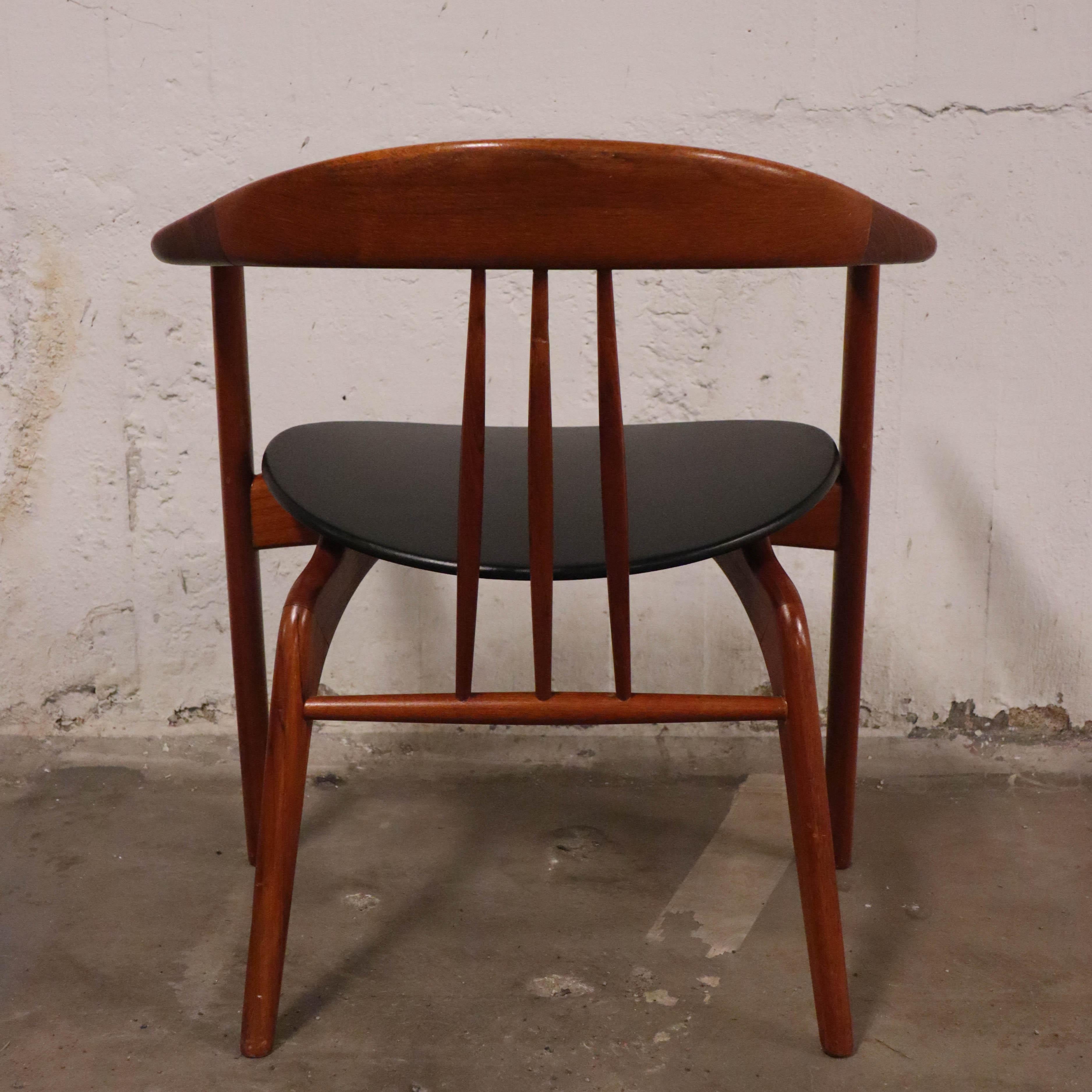 Teak Arne Hovmand-Olsen, Chair Model 408, Mogens Kold Møbelfabrik For Sale