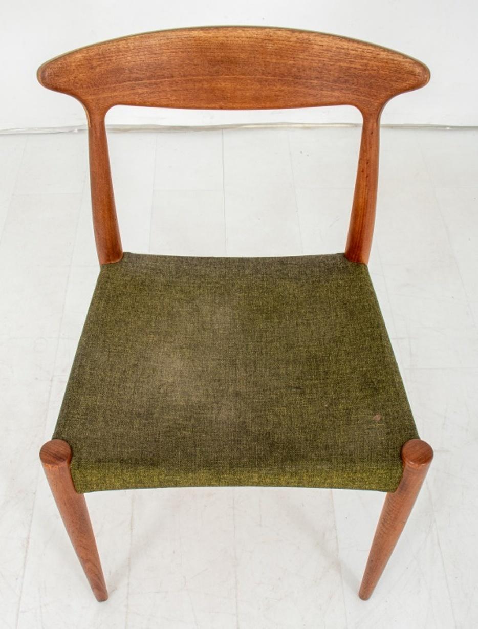 Mid-Century Modern Arne Hovmand-Olsen Danish Modern Teak Side Chair