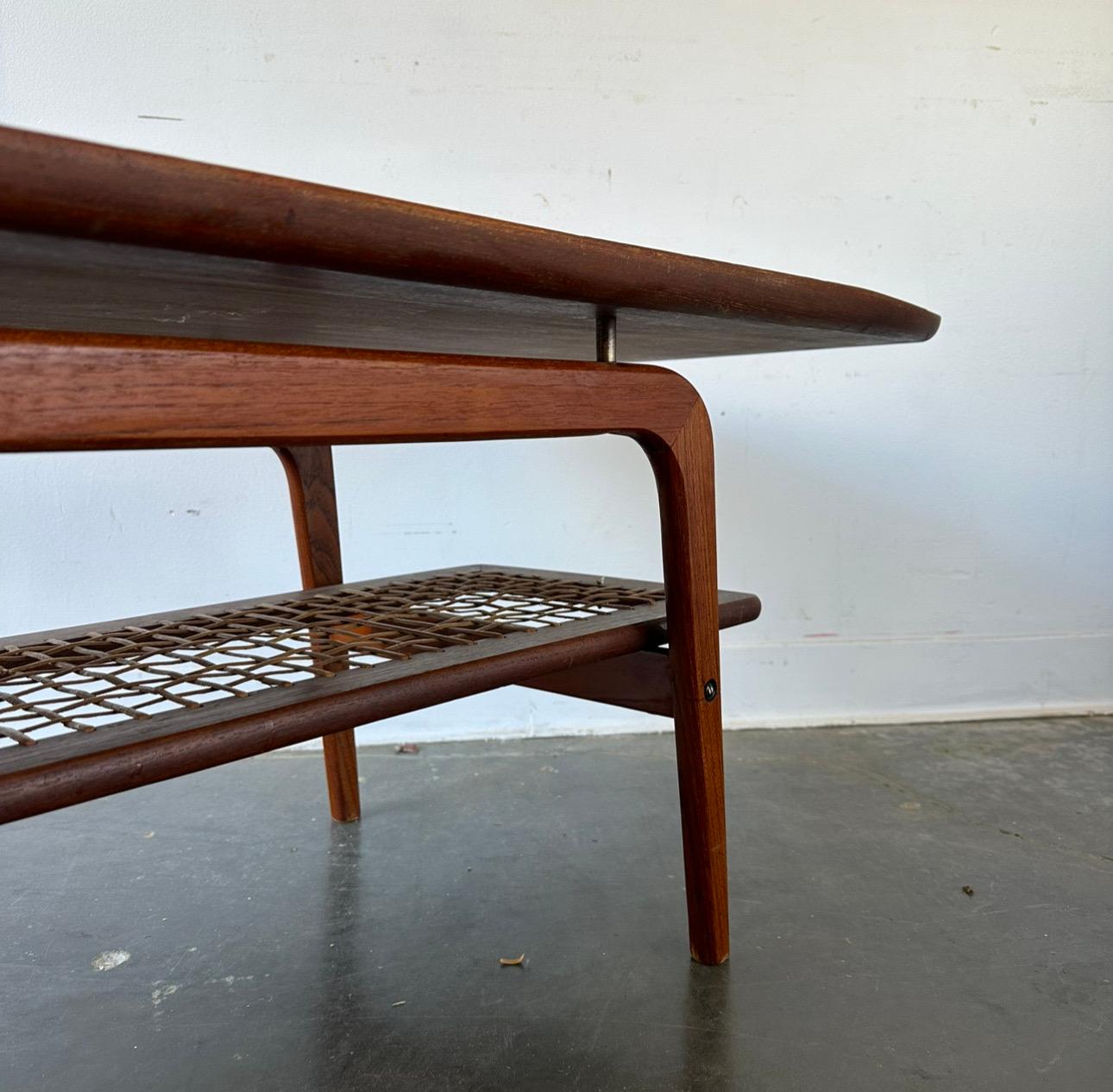 Woodwork Arne Hovmand-Olsen Danish Teak Mid-Century Modern Coffee Table