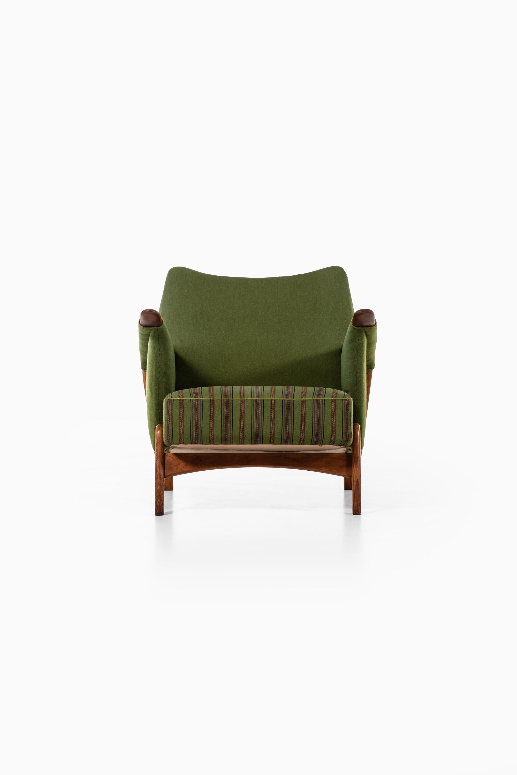 Scandinavian Modern Arne Hovmand-Olsen Easy Chair Model 480 by Alf. Juul Rasmussen For Sale