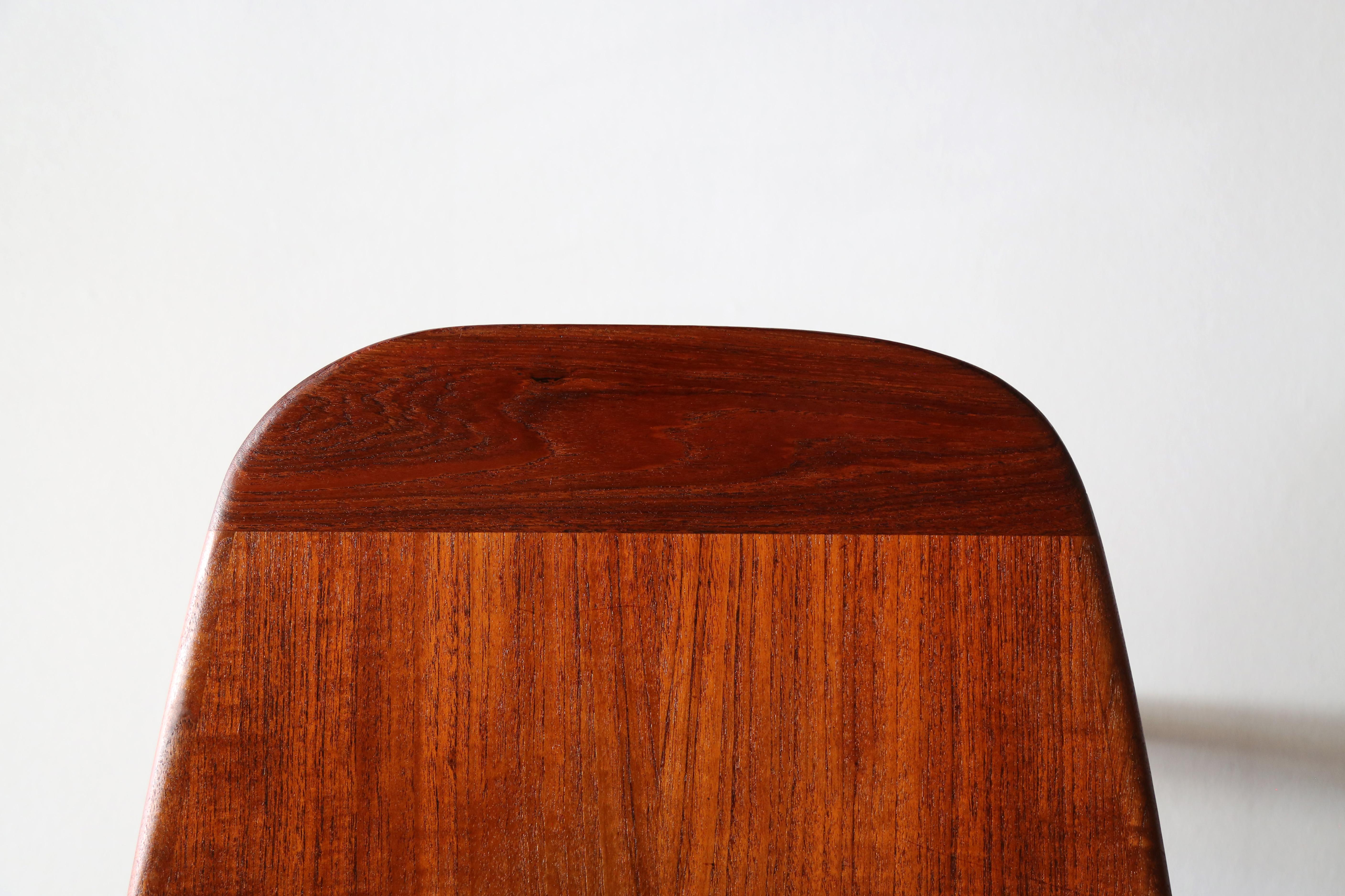 Mid-20th Century Arne Hovmand Olsen for Mogens Koch Teak Surfboard Coffee Table