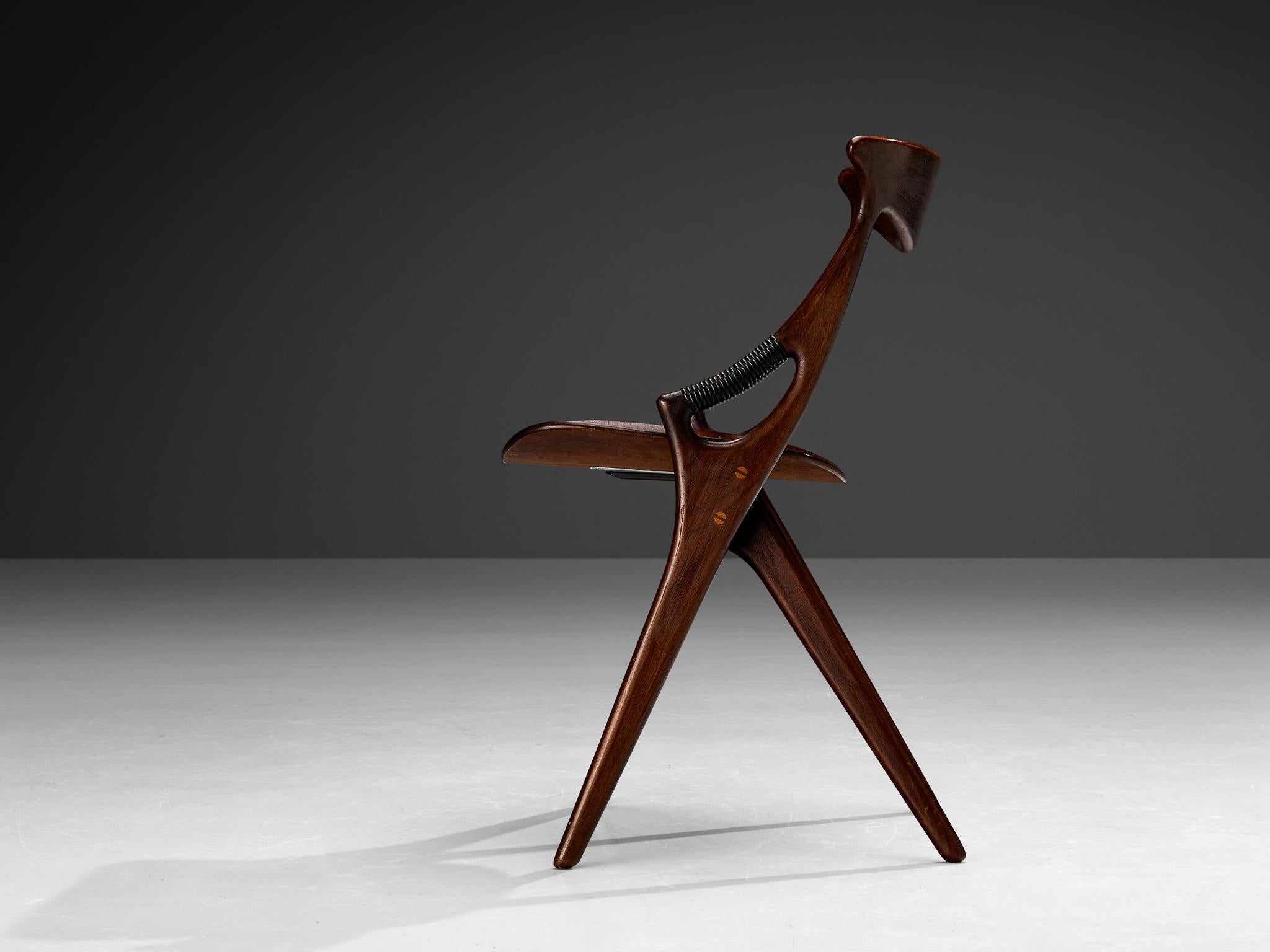 Scandinavian Modern Arne Hovmand-Olsen for Mogens Kold Chair in Mahogany  For Sale