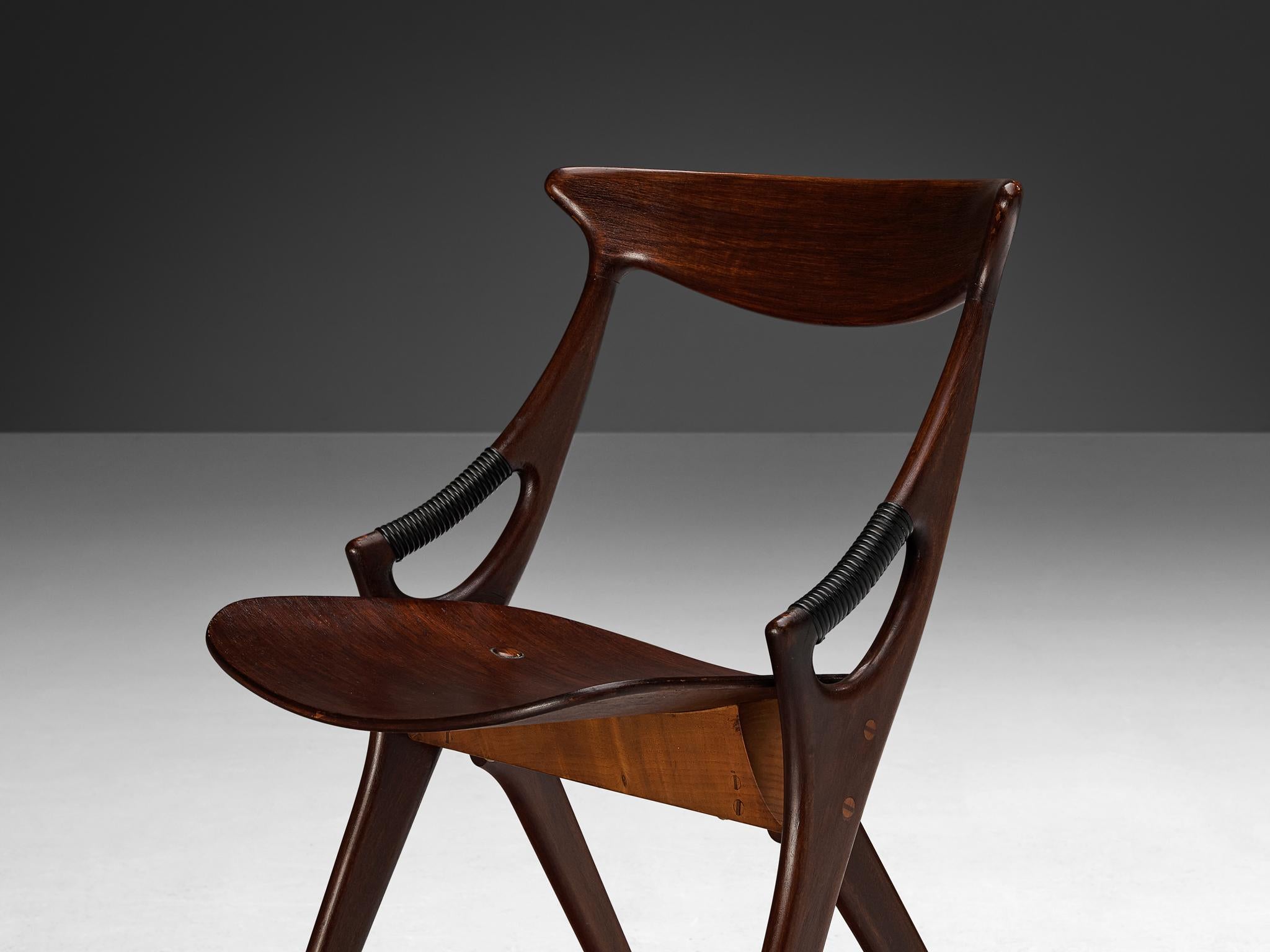Danish Arne Hovmand-Olsen for Mogens Kold Chair in Mahogany  For Sale