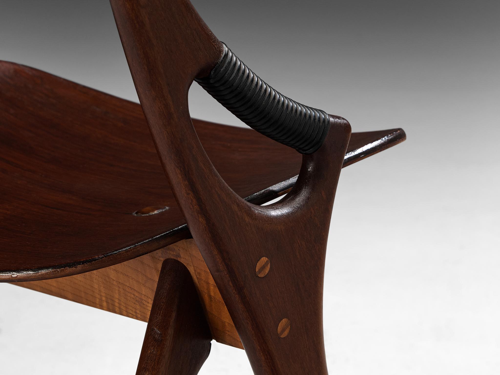 Arne Hovmand-Olsen for Mogens Kold Chair in Mahogany  In Good Condition For Sale In Waalwijk, NL