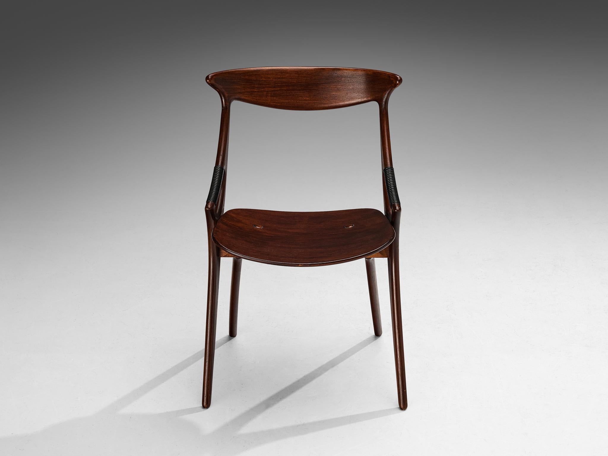 Mid-20th Century Arne Hovmand-Olsen for Mogens Kold Chair in Mahogany  For Sale