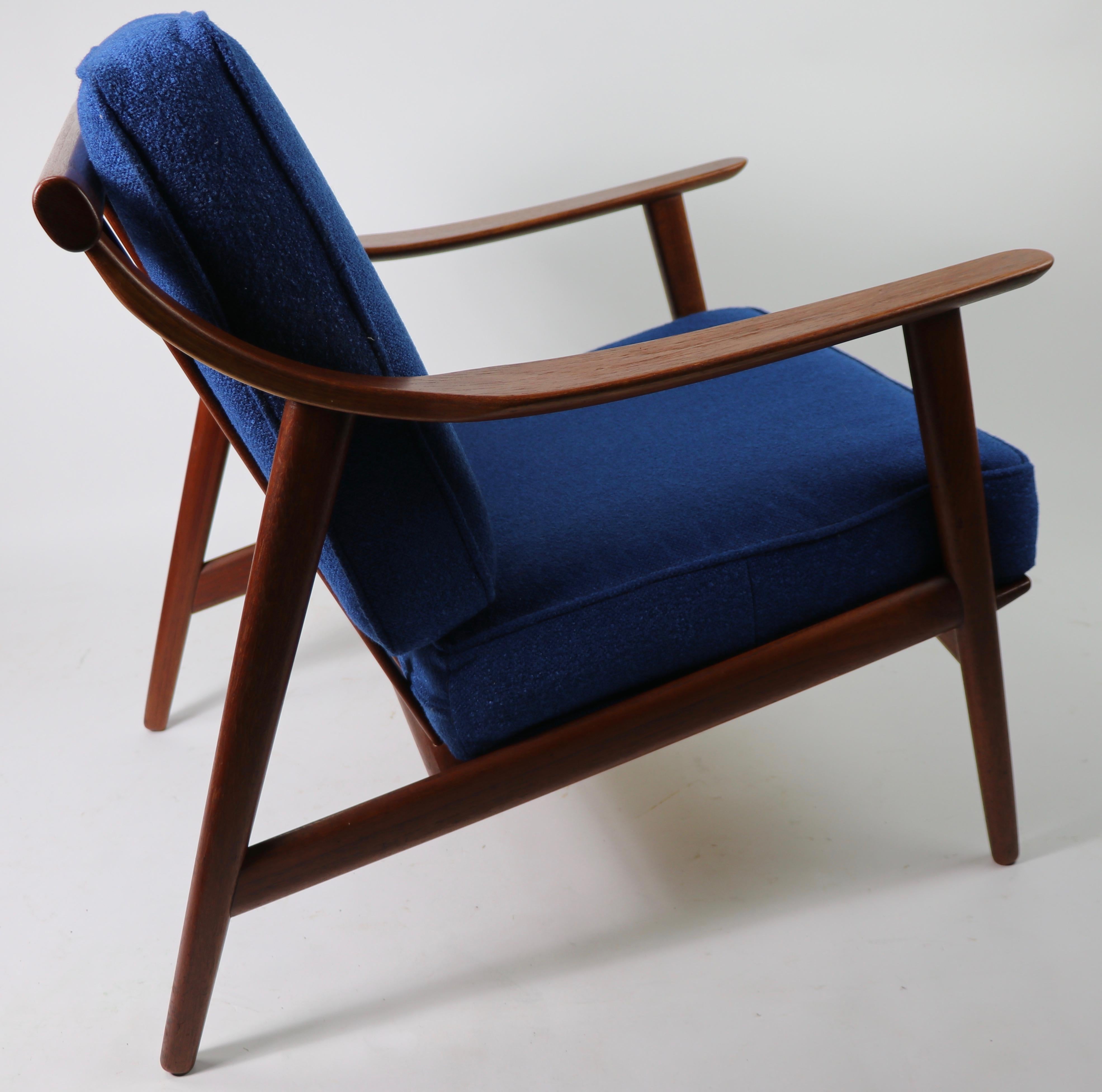 Arne-Hovmand Olsen for Mogens Kold Danish Modern Teak Frame Lounge Chair 4