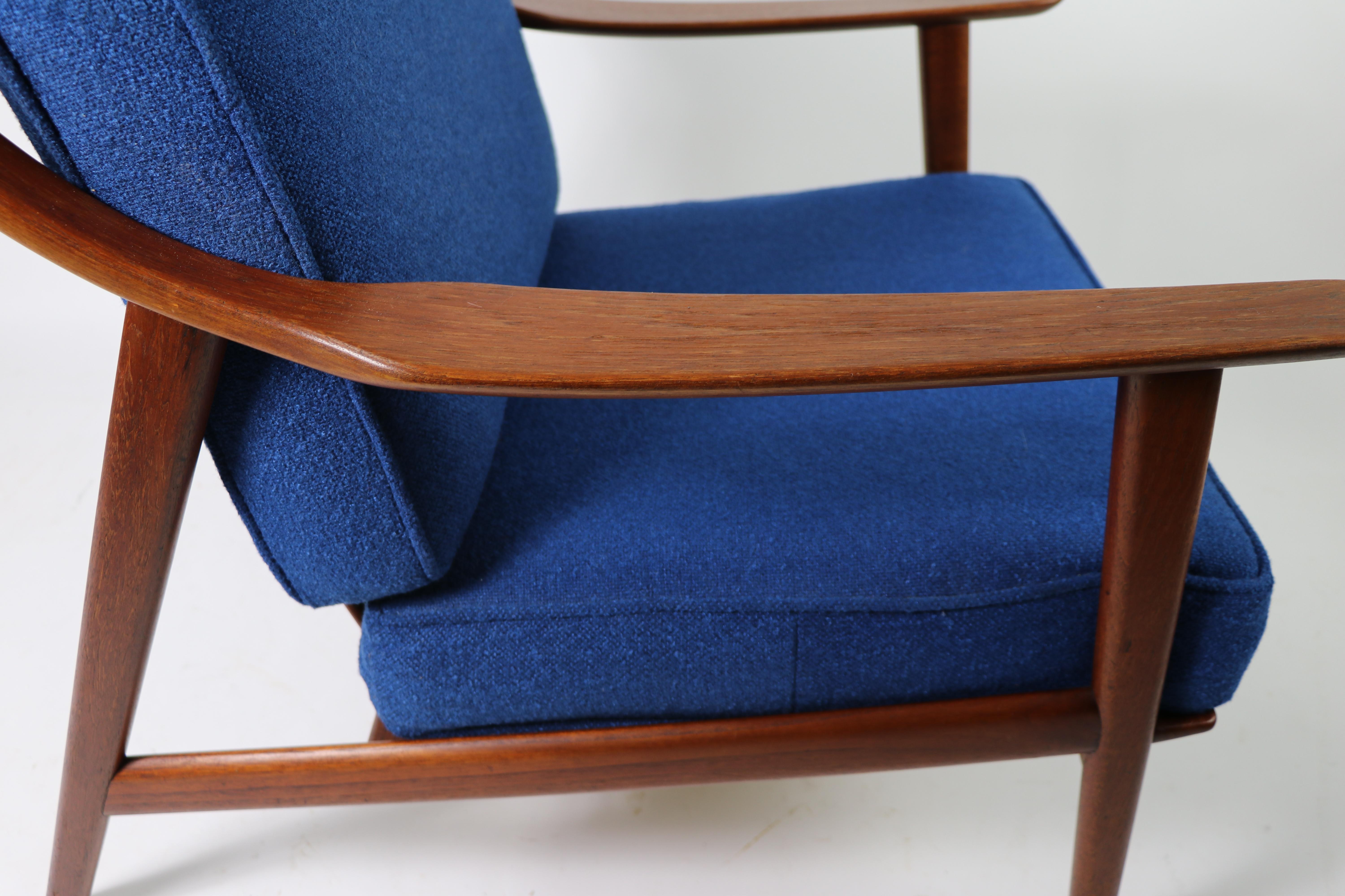 Arne-Hovmand Olsen for Mogens Kold Danish Modern Teak Frame Lounge Chair 5