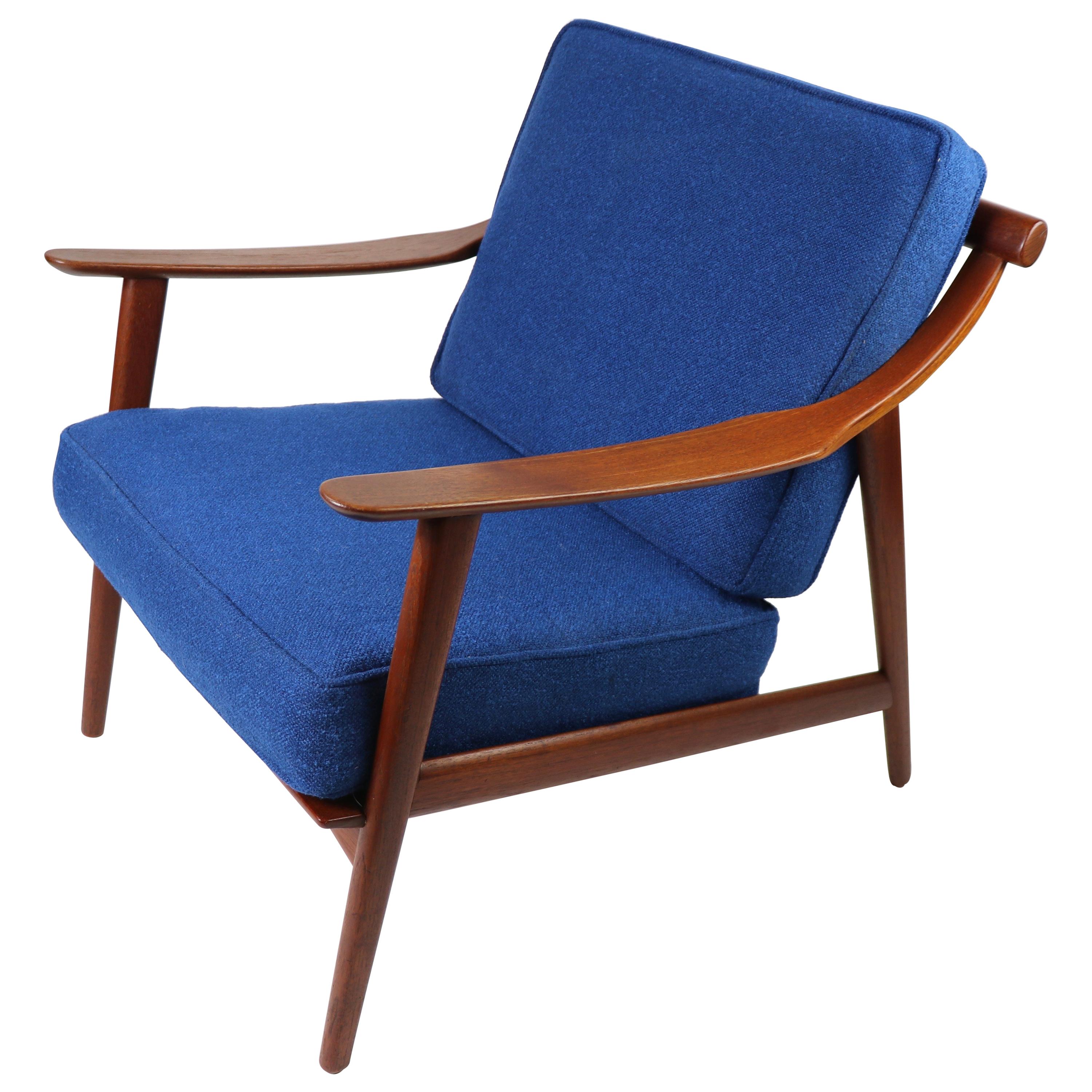 Arne-Hovmand Olsen for Mogens Kold Danish Modern Teak Frame Lounge Chair