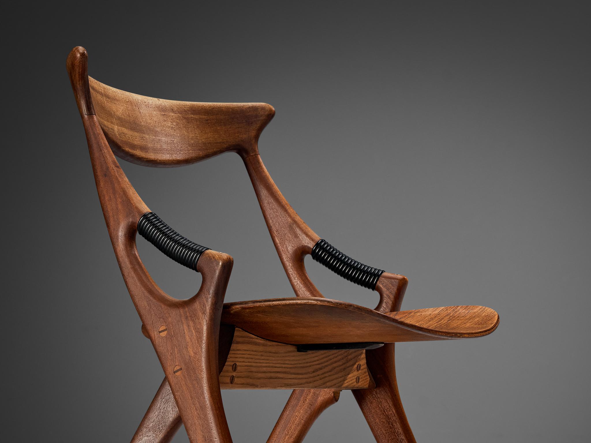 Scandinavian Modern Arne Hovmand-Olsen for Mogens Kold Dining Chairs in Mahogany  For Sale