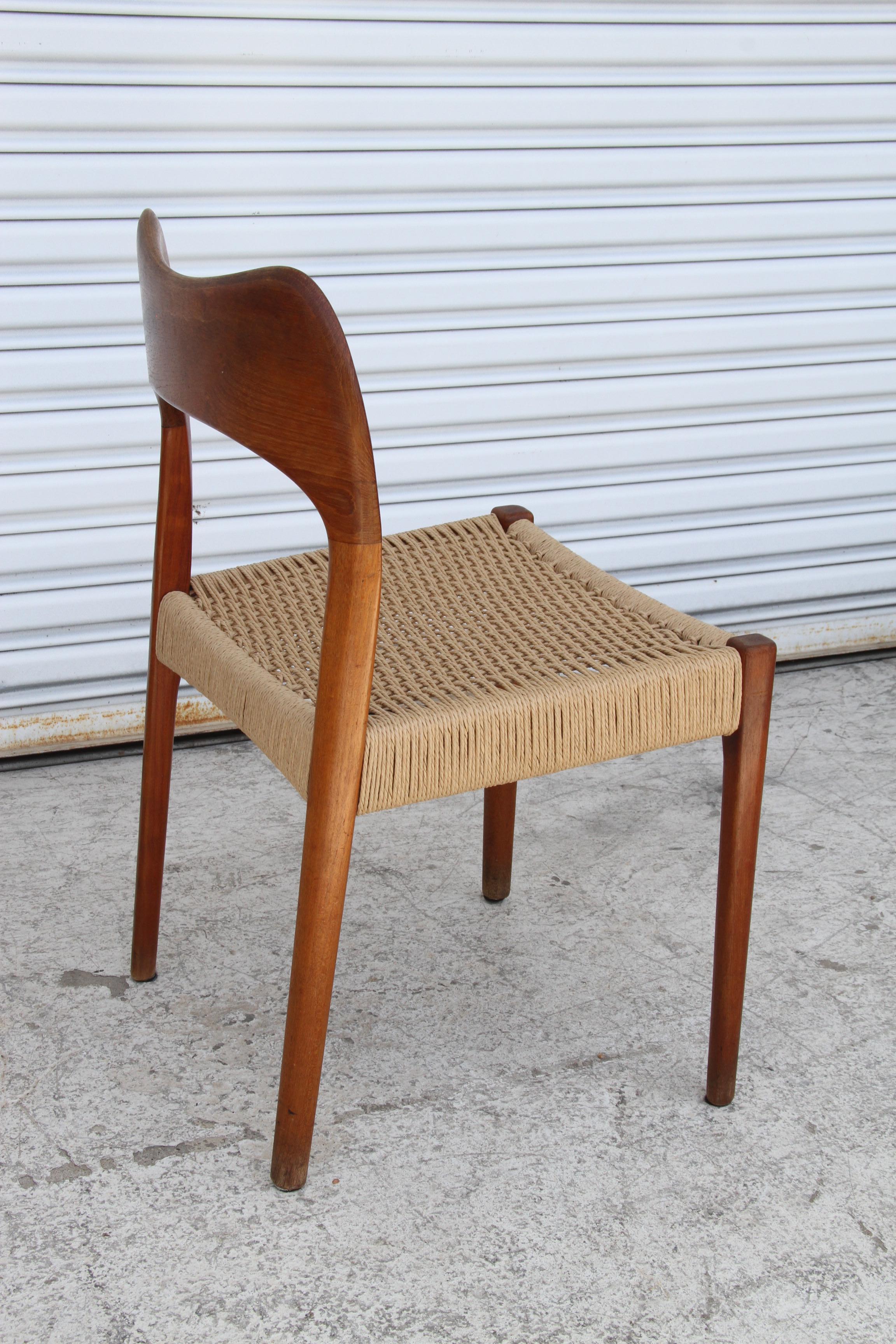 Arne Hovmand-Olsen per Mogens Kold MCM - Sedie da pranzo danesi in teak -8 in vendita 1