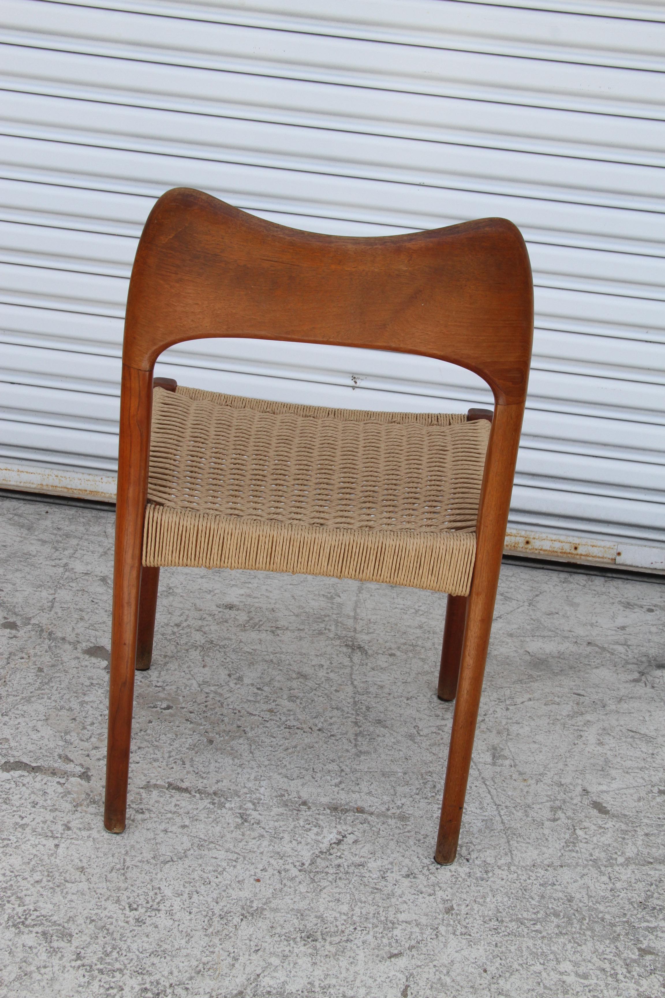 Arne Hovmand-Olsen per Mogens Kold MCM - Sedie da pranzo danesi in teak -8 in vendita 2