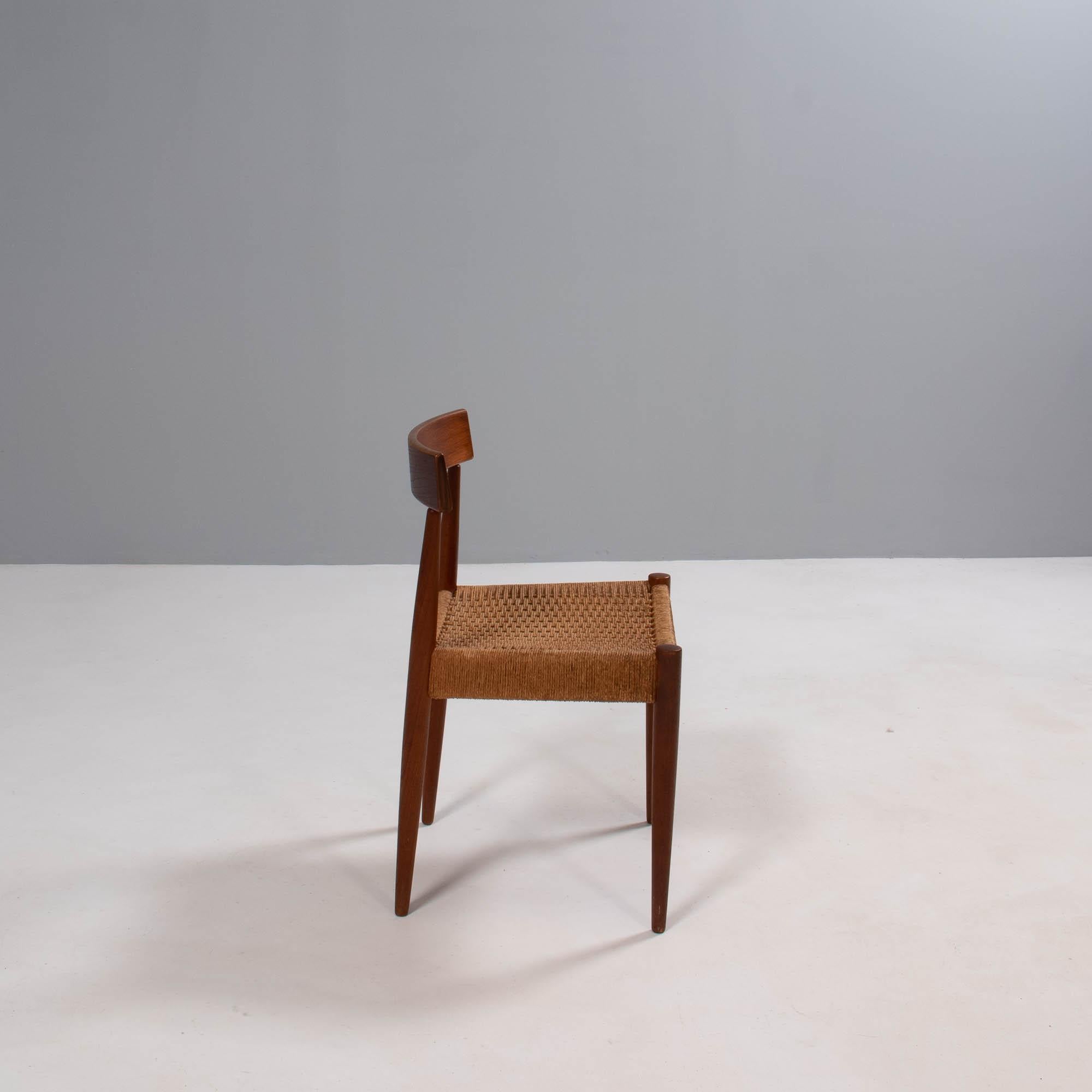 Mid-Century Modern Arne Hovmand-Olsen for Mogens Kold Mid-Century Teak Dining Chair