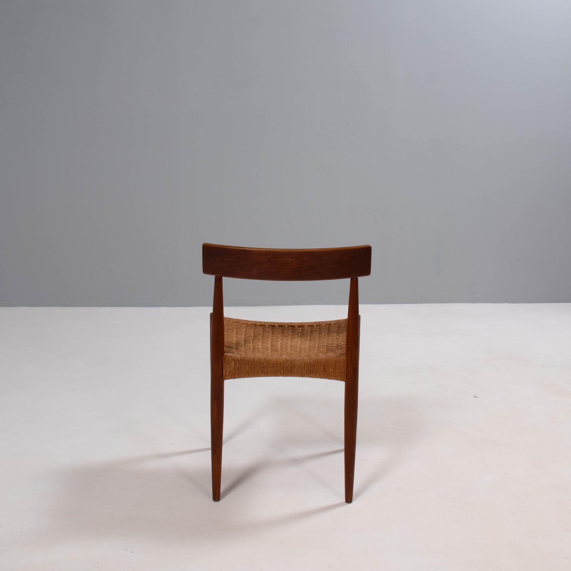 Mid-20th Century Arne Hovmand-Olsen for Mogens Kold Mid-Century Teak Dining Chair