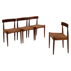 Arne Hovmand-Olsen for Mogens Kold Mid-Century Teak Dining Chairs, Set of 4