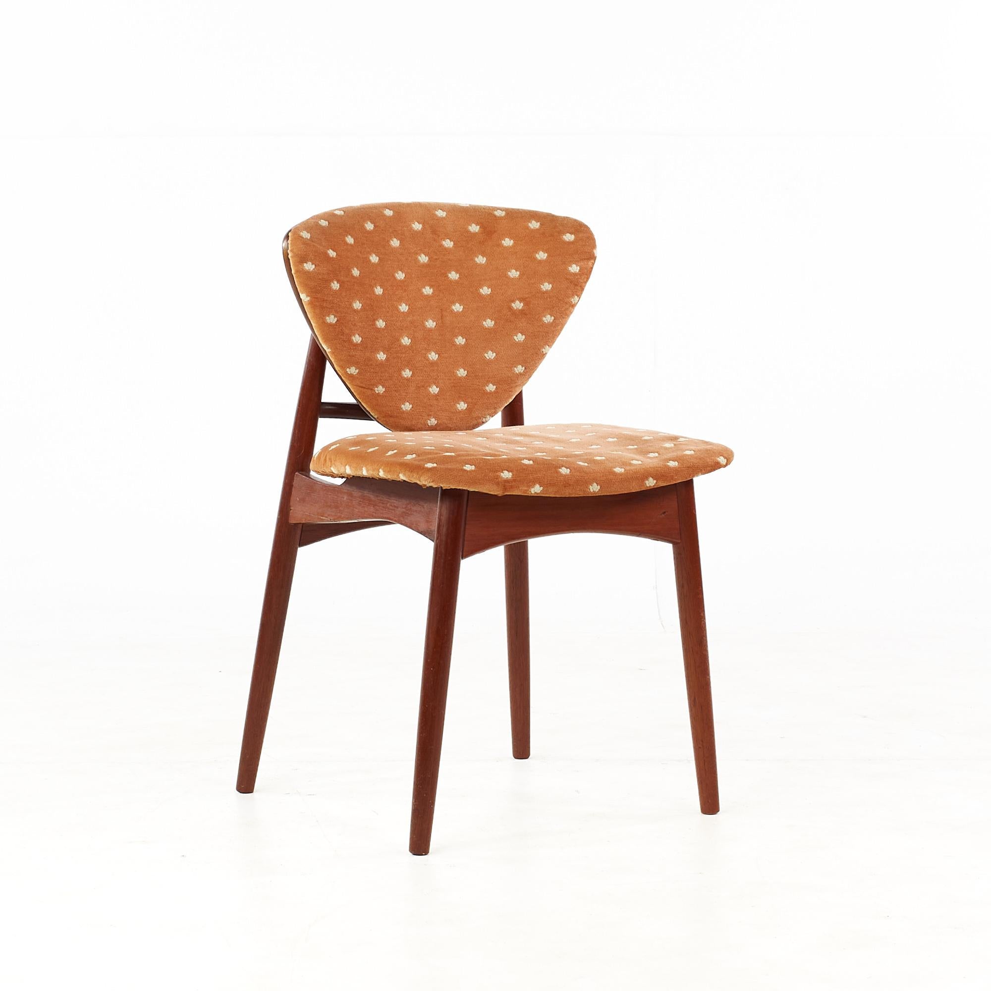 Danish Arne Hovmand Olsen for Onsild Mobelfabrik MCM Teak Dining Chairs, Set of 8