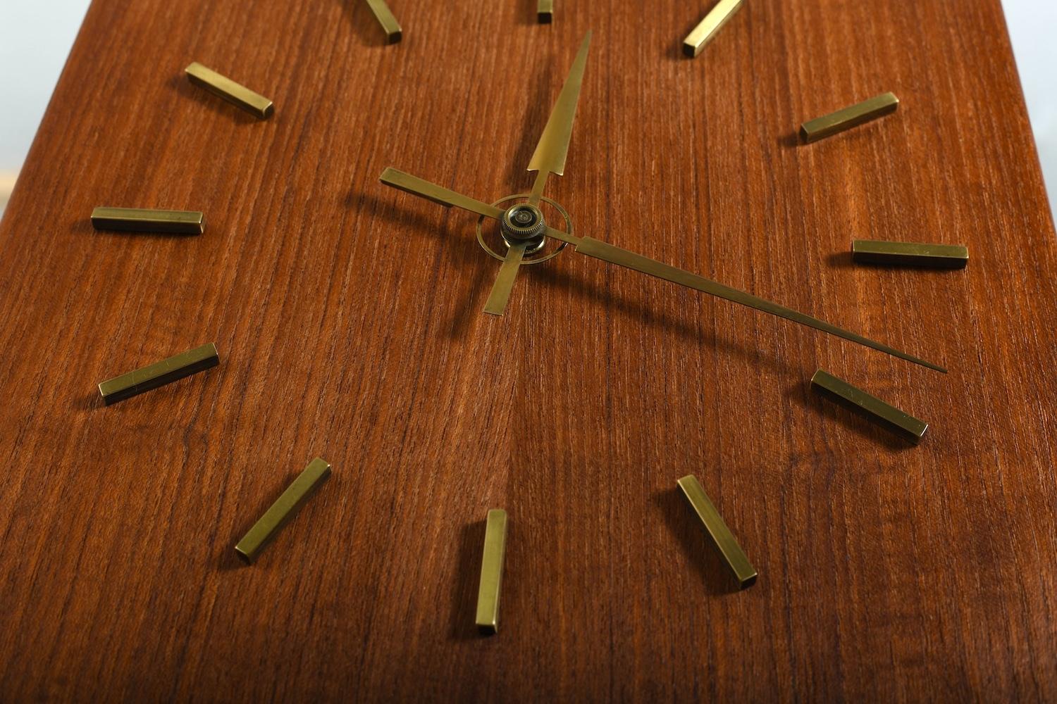 Danish Arne Hovmand-Olsen Grandfather Clock 1965 in Teak For Sale