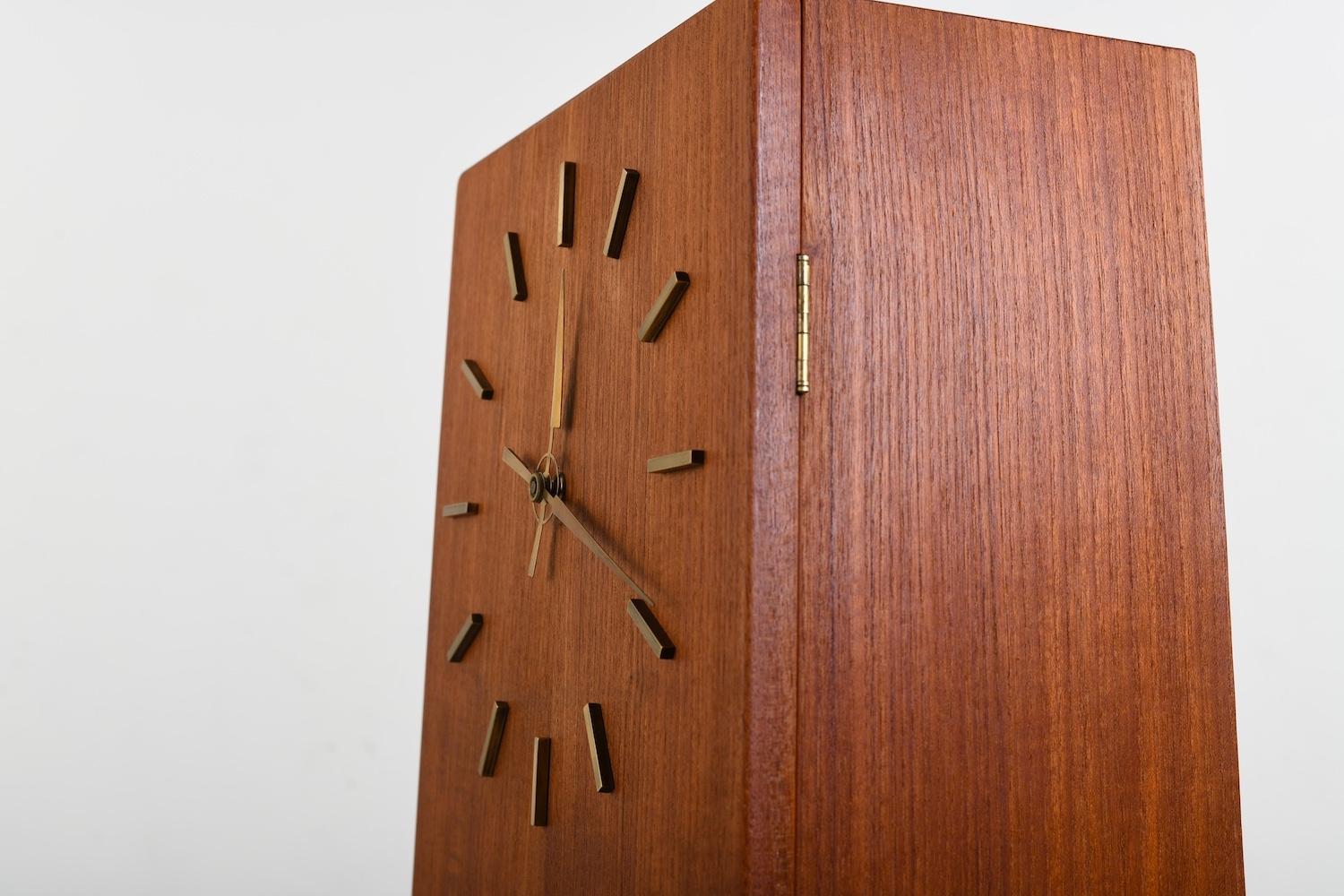 Arne Hovmand-Olsen Grandfather Clock 1965 in Teak For Sale 2