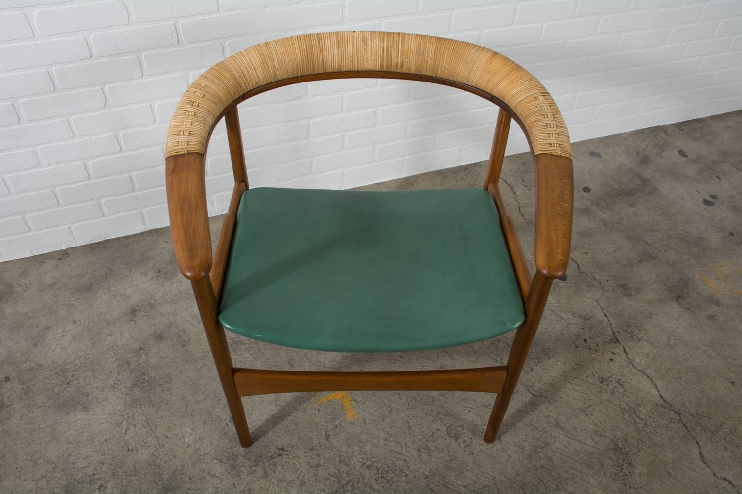Mid-20th Century Arne Hovmand-Olsen Lounge Chair, Denmark, 1950s