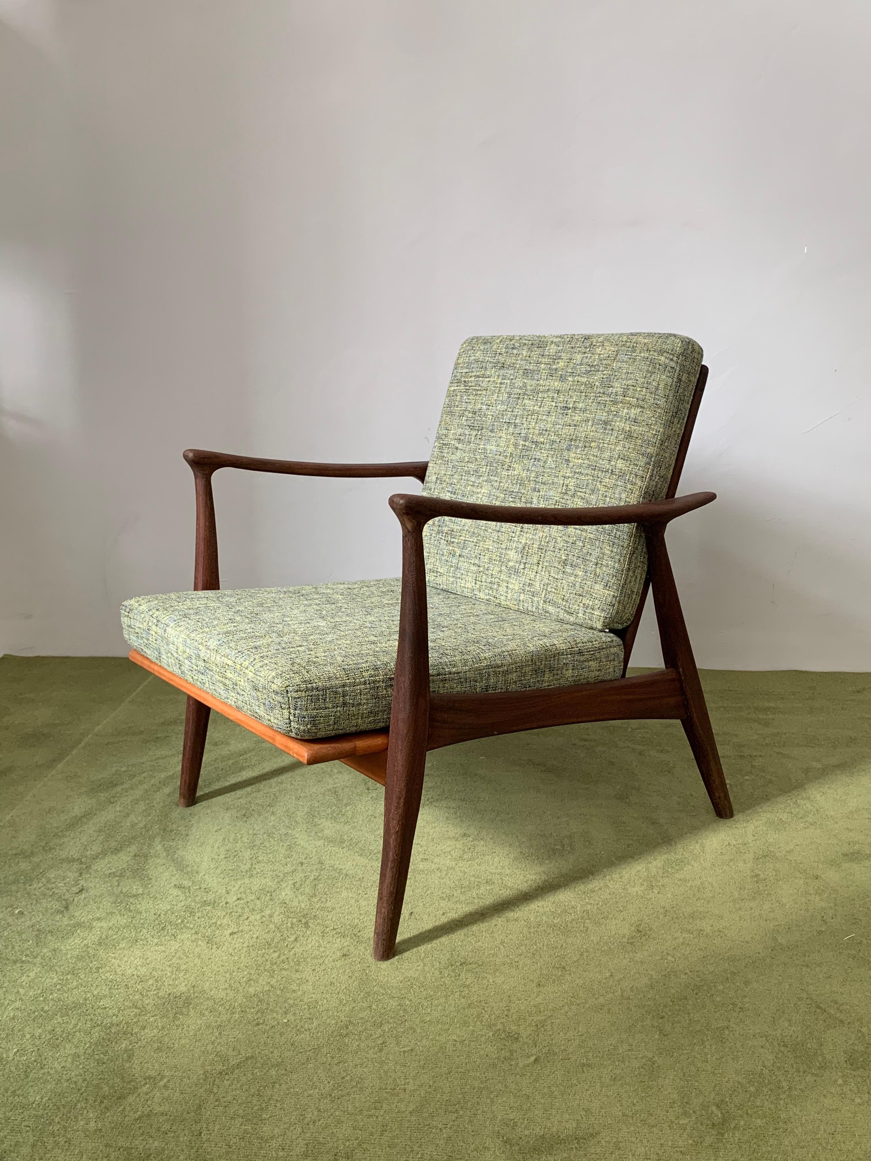 Arne Hovmand Olsen Lounge Chair 1960s Denmark For Sale 1
