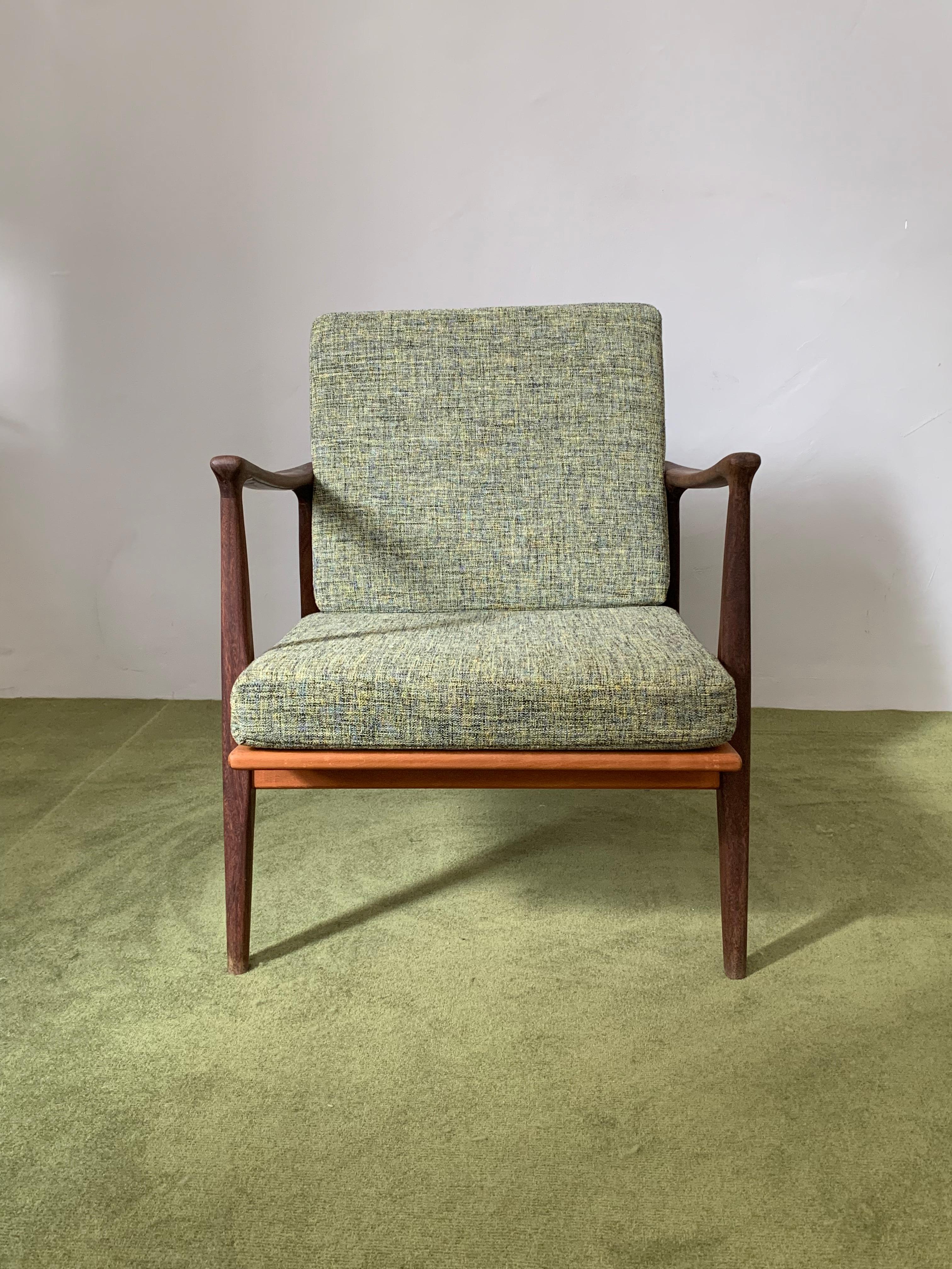 Arne Hovmand Olsen Lounge Chair 1960s Denmark For Sale 2