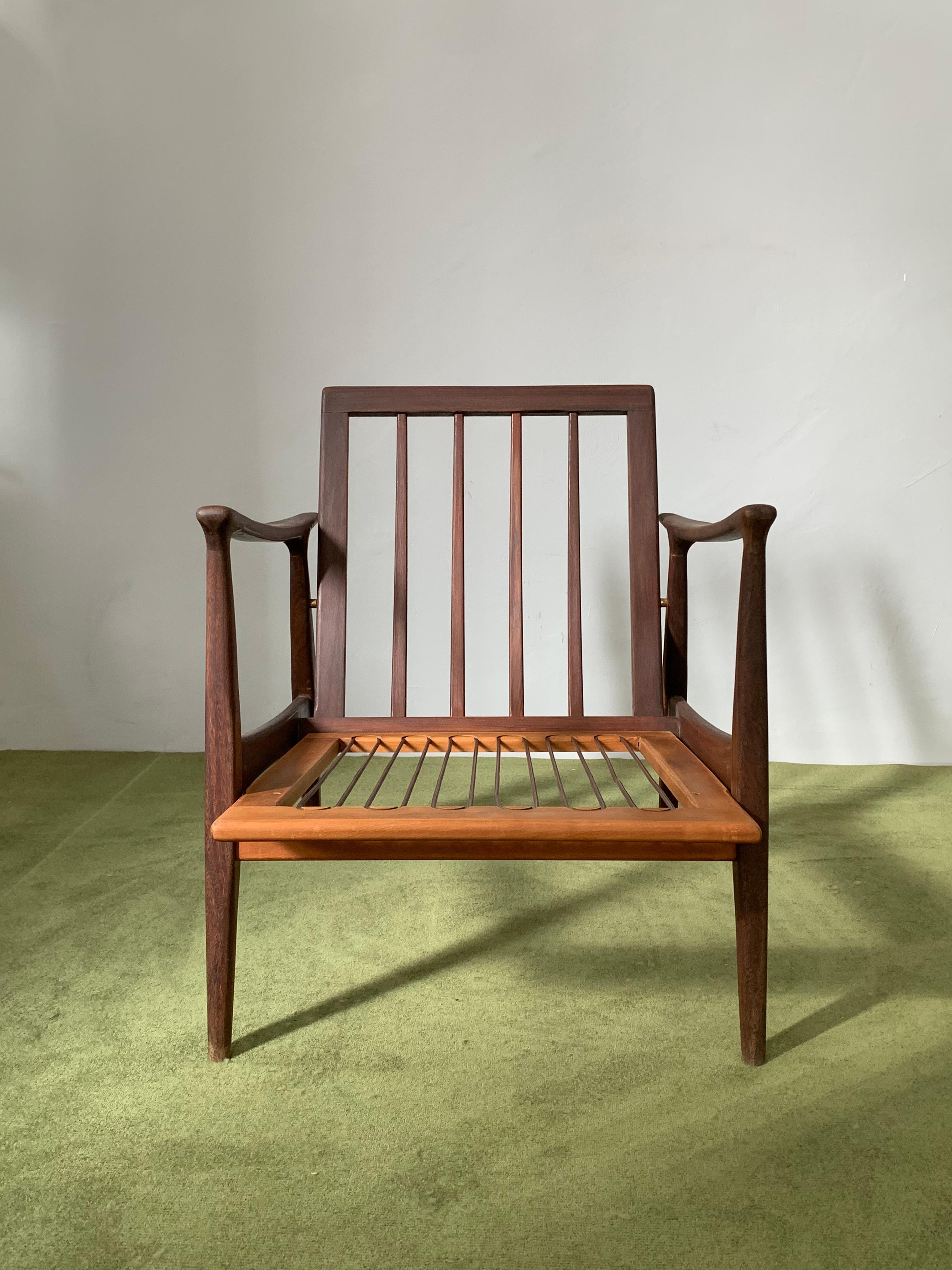 Arne Hovmand Olsen Lounge Chair 1960s Denmark For Sale 6