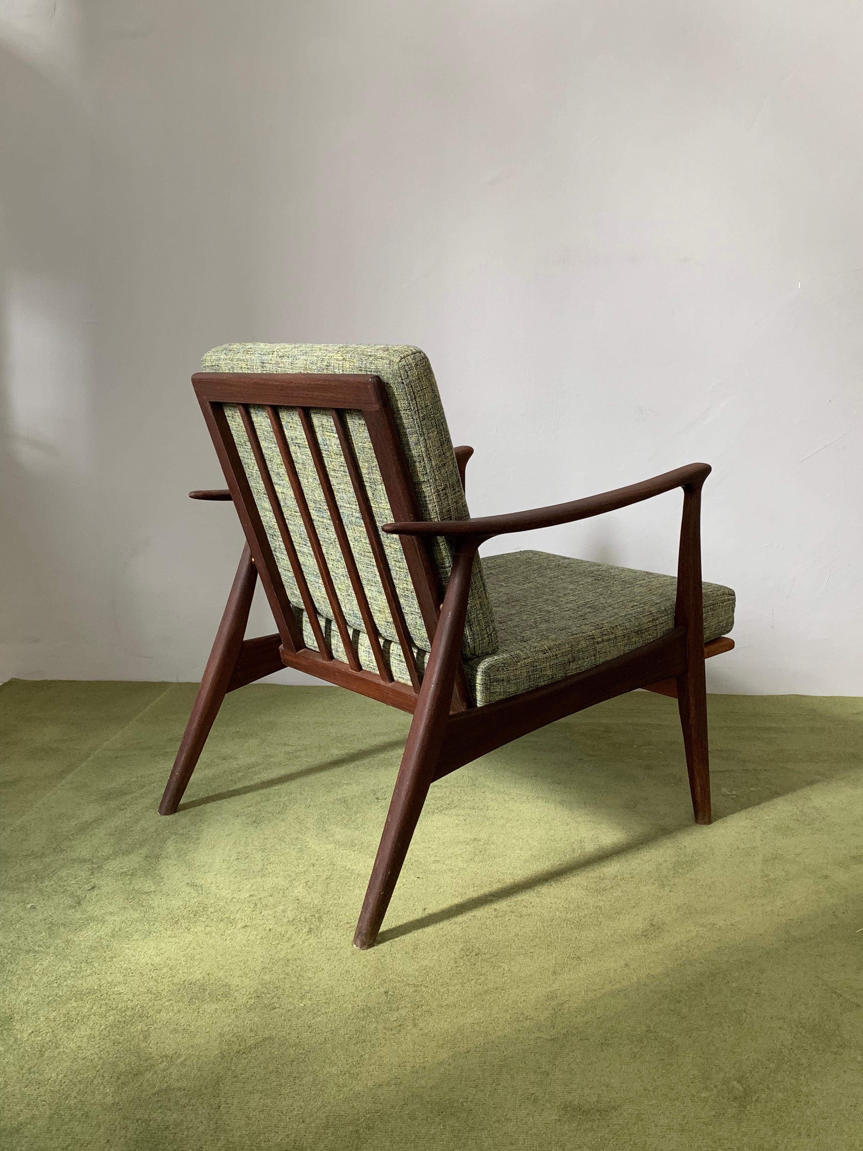 Danish Arne Hovmand Olsen Lounge Chair 1960s Denmark For Sale