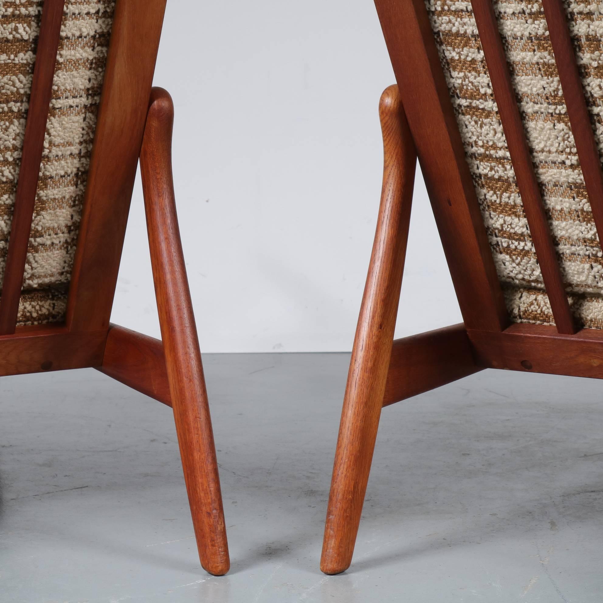 Arne Hovmand Olsen Lounge Chairs for Mogens Kold, Denmark, 1950 In Good Condition In Amsterdam, NL