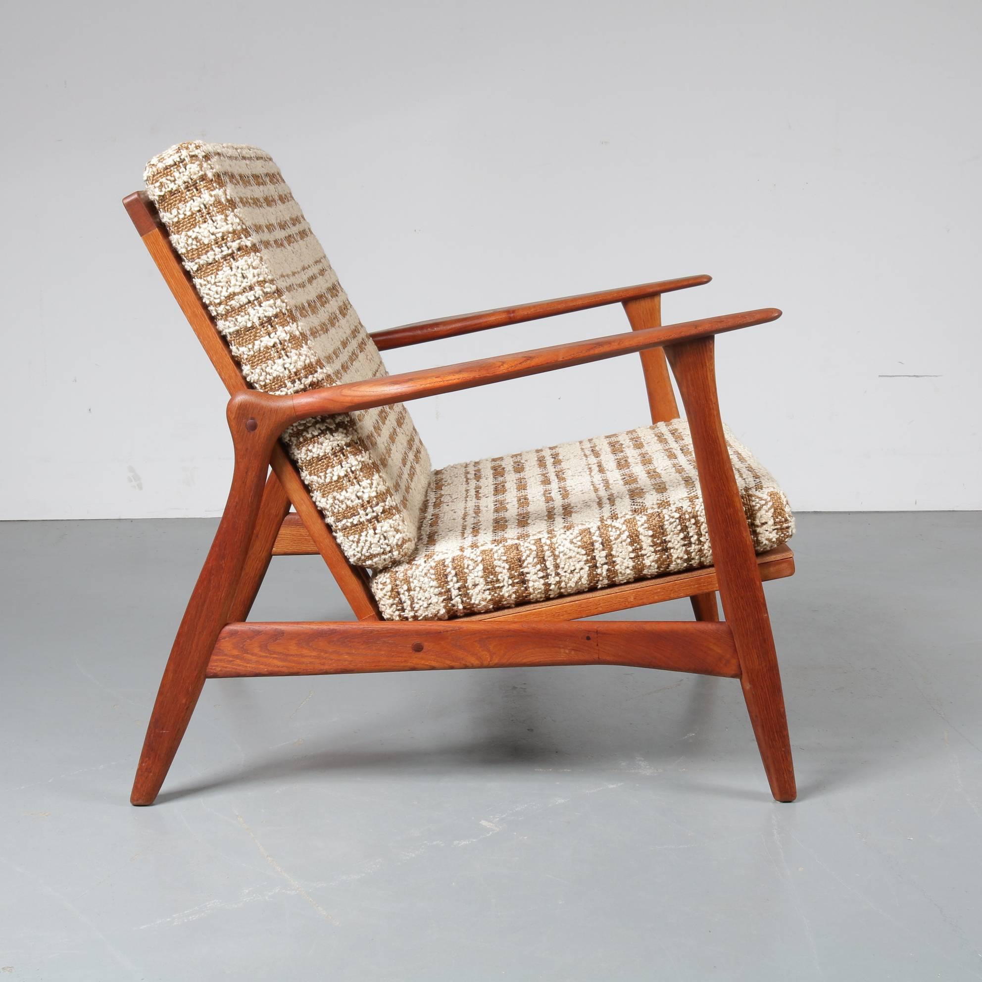 Arne Hovmand Olsen Lounge Chairs for Mogens Kold, Denmark, 1950 1