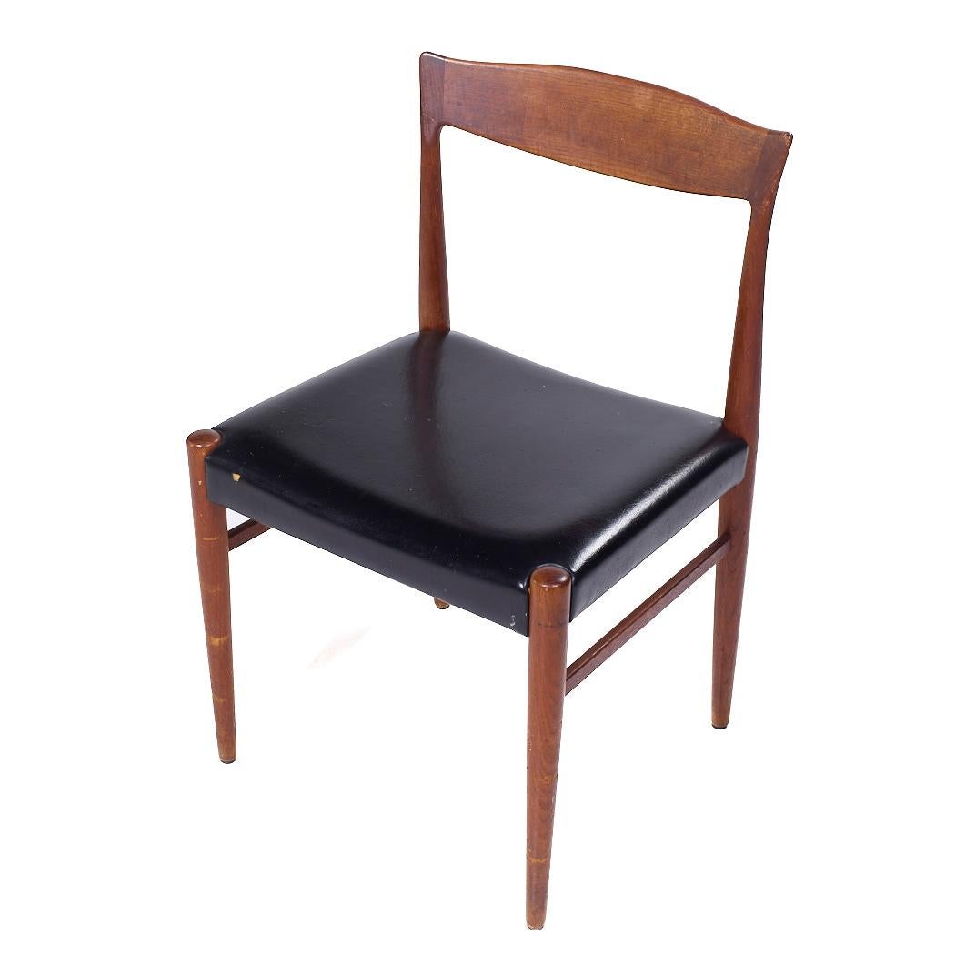 Arne Hovmand Olsen Mid Century Danish Teak Dining Chair For Sale 4