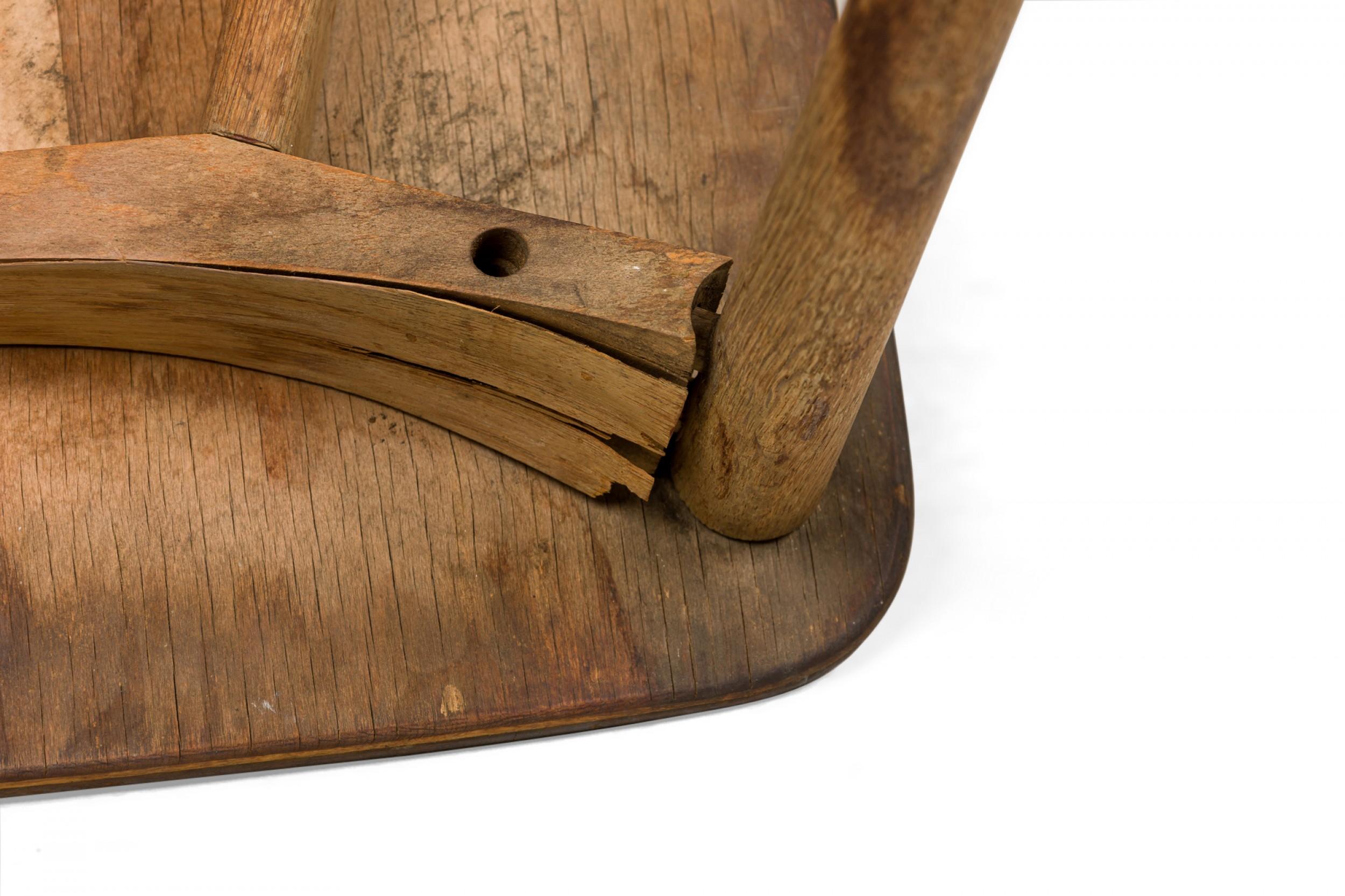 Arne Hovmand-Olsen Mid-Century Danish Wooden Dining Chair For Sale 4