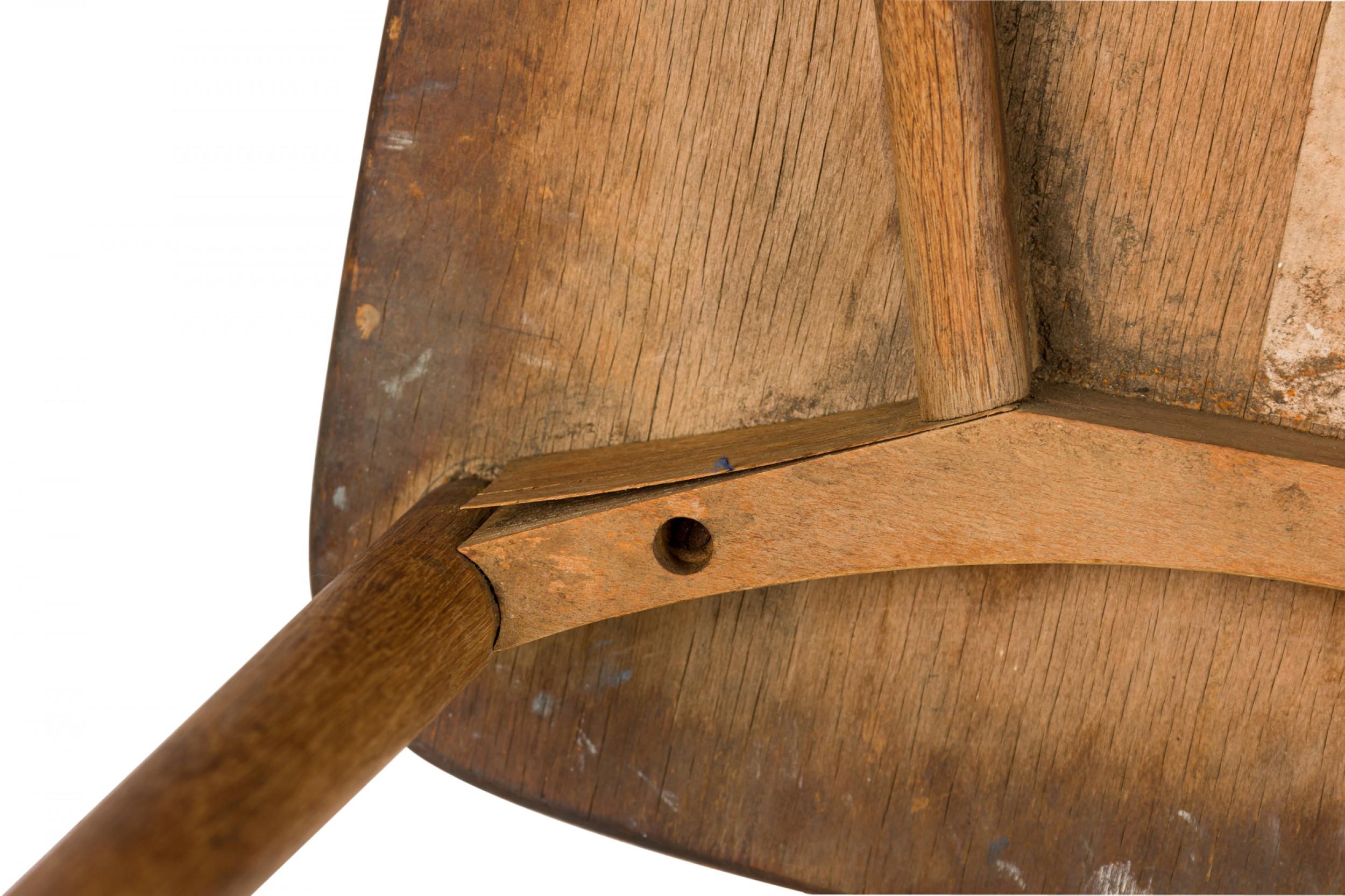 Scandinavian Modern Arne Hovmand-Olsen Mid-Century Danish Wooden Dining Chair For Sale