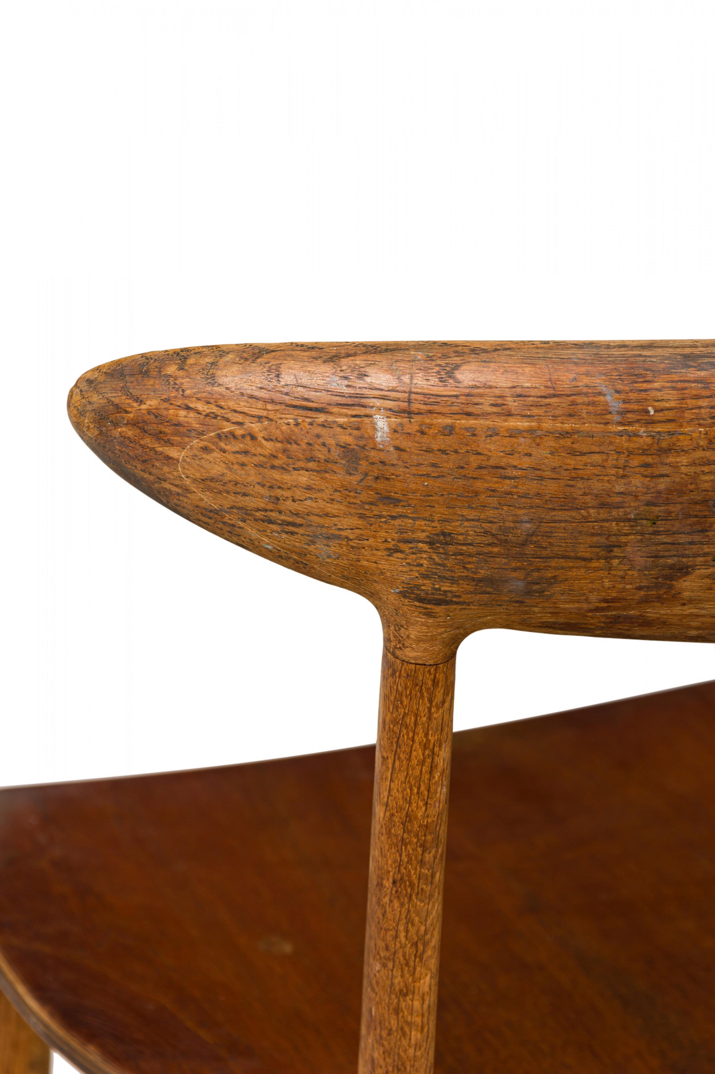 20th Century Arne Hovmand-Olsen Mid-Century Danish Wooden Dining Chair For Sale