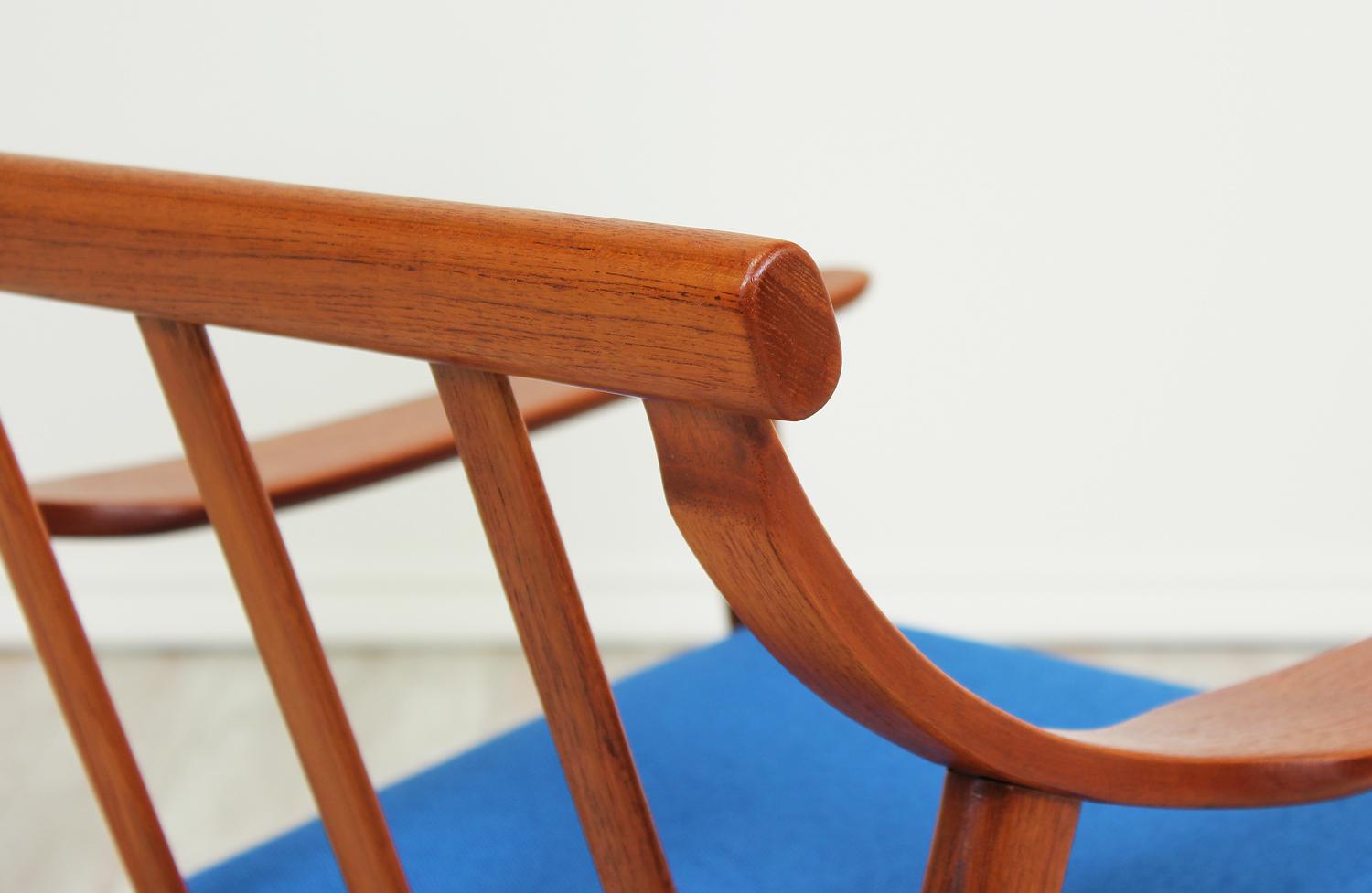 Fabric Arne Hovmand-Olsen Model MK-119 Lounge Chair for Mogens Kold