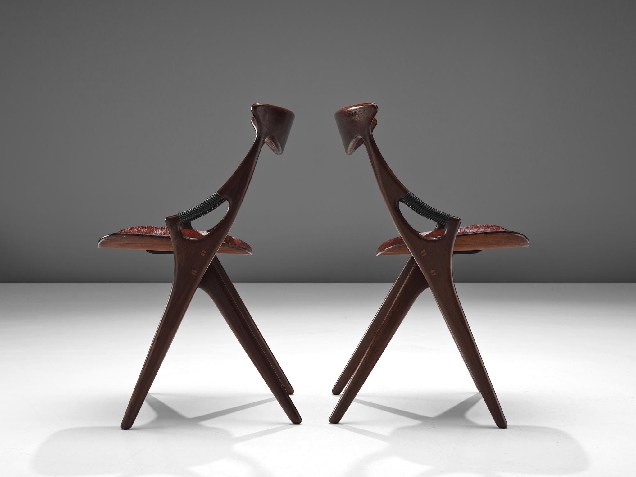 Arne Hovmand-Olsen for Mogens Kold Dining Chairs in Teak 2