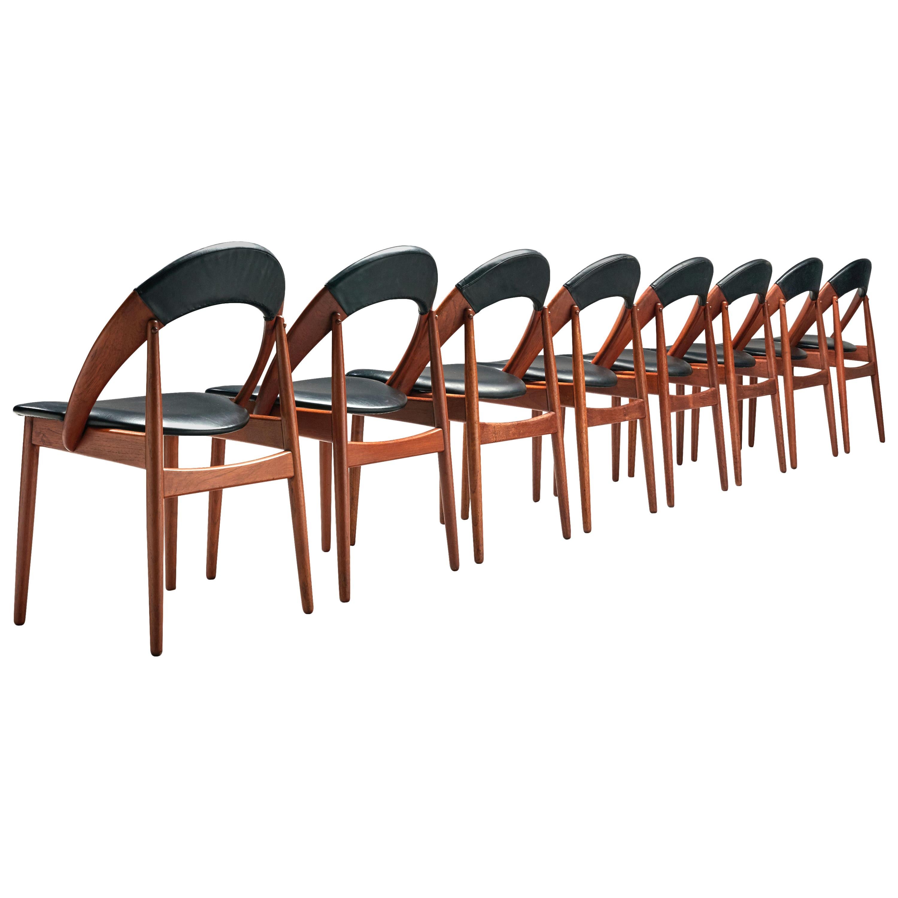 Arne Hovmand-Olsen Rare Set of Dining Chairs