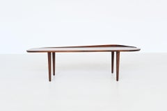 Arne Hovmand-Olsen table basse en bois de rose Jutex Danemark 1958