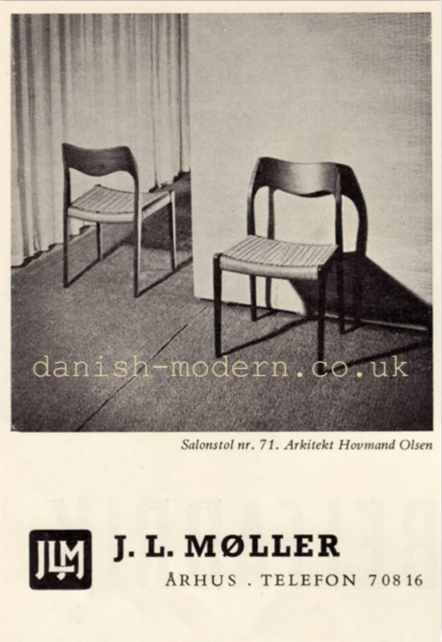 Arne Hovmand Olsen, Moller, Rosewood Model 71 Chairs, Set of Eight 6