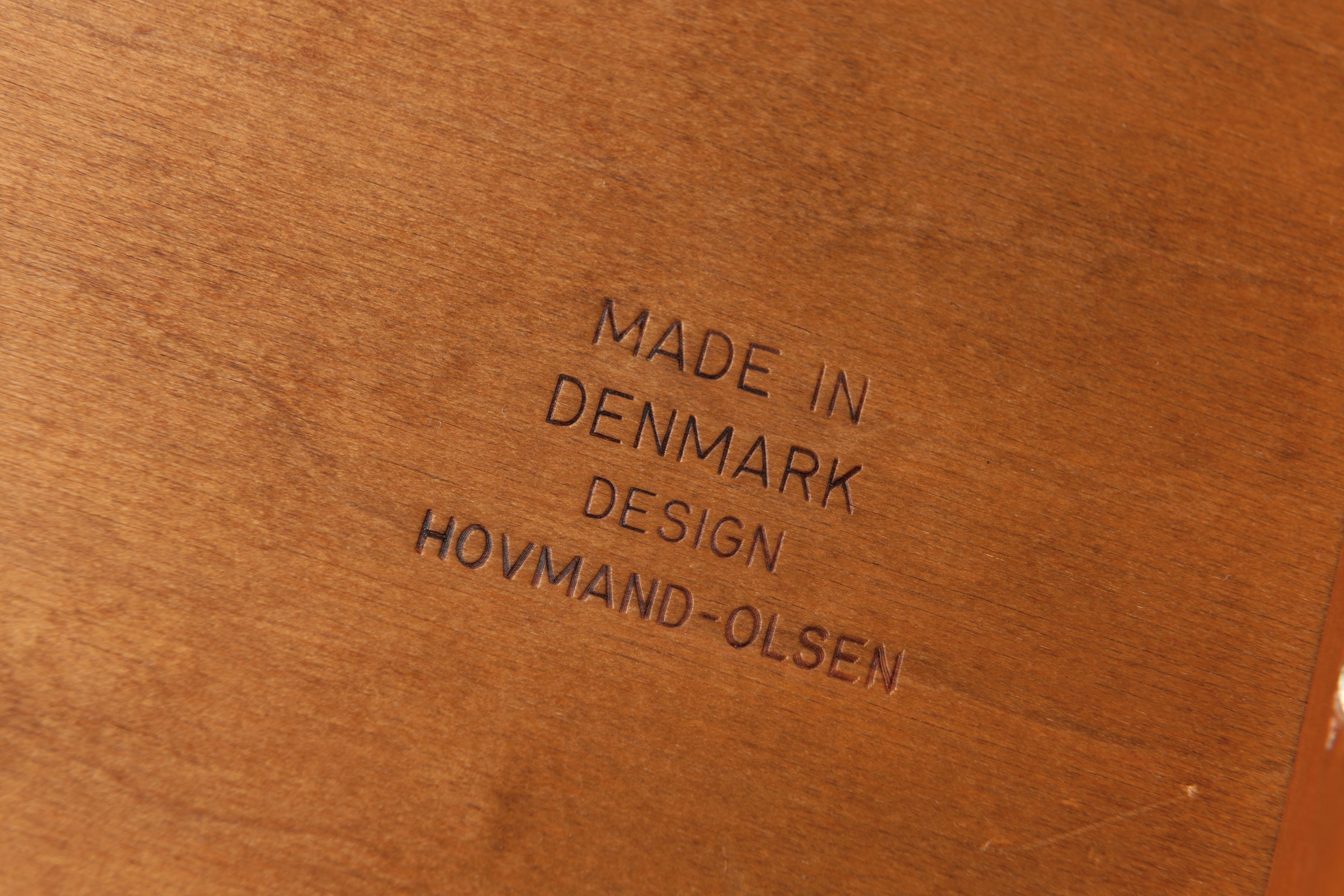 Arne Hovmand Olsen Sculptural Arm Chair, Early Edition 8