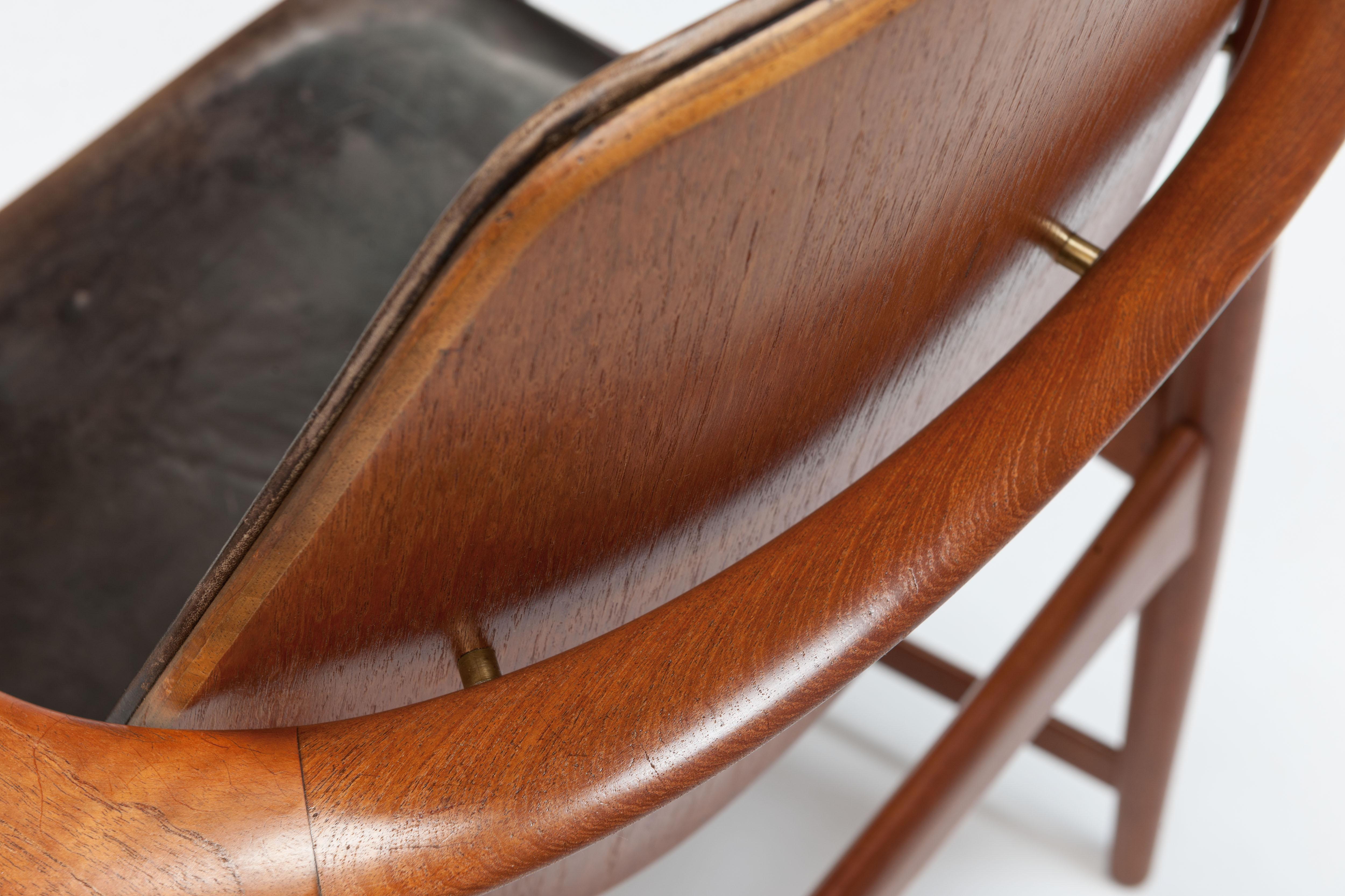 Mid-20th Century Arne Hovmand Olsen Sculptural Arm Chair, Early Edition