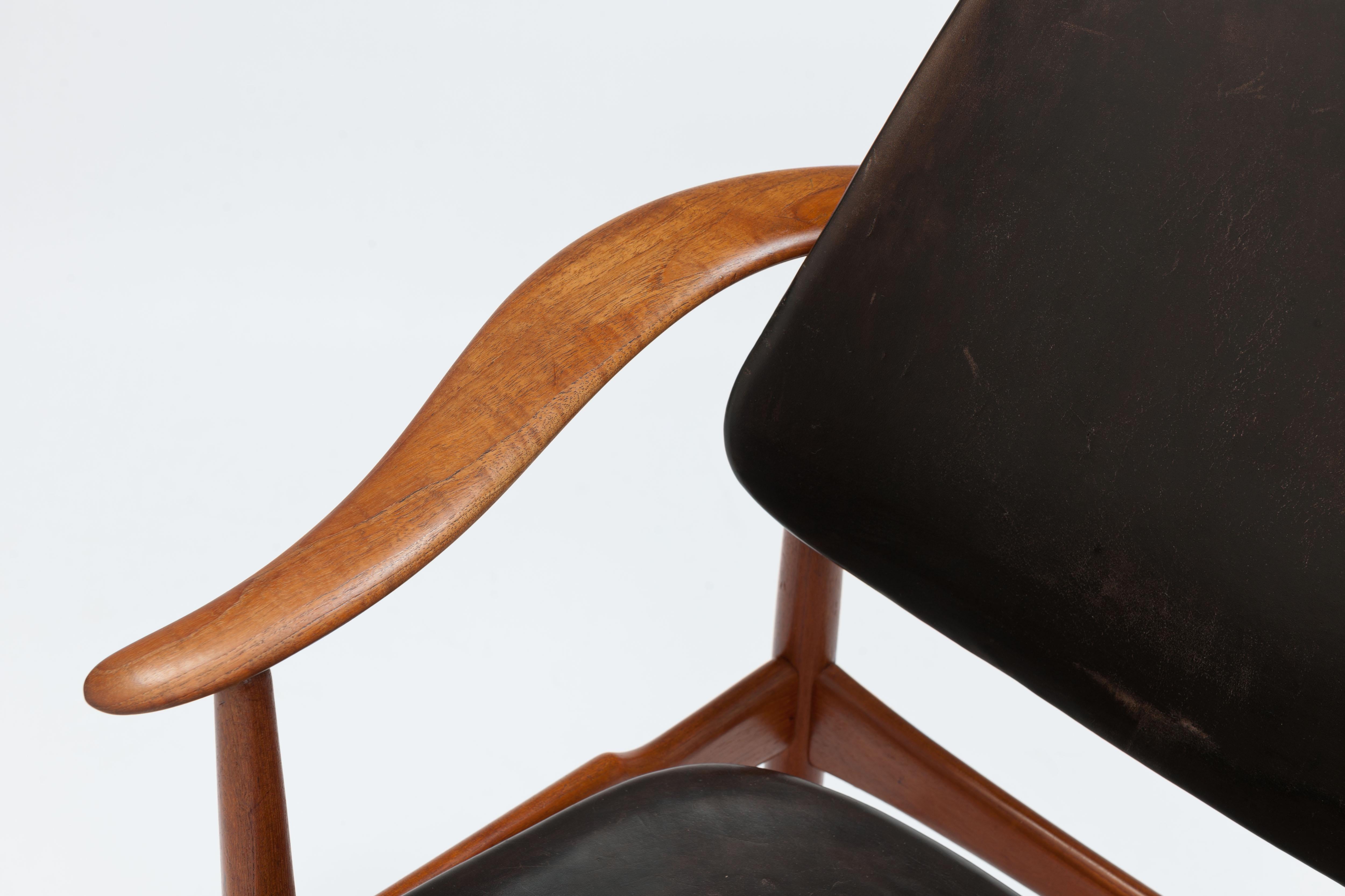 Arne Hovmand Olsen Sculptural Arm Chair, Early Edition  1