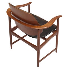 Retro Arne Hovmand Olsen Sculptural Arm Chair, Early Edition 