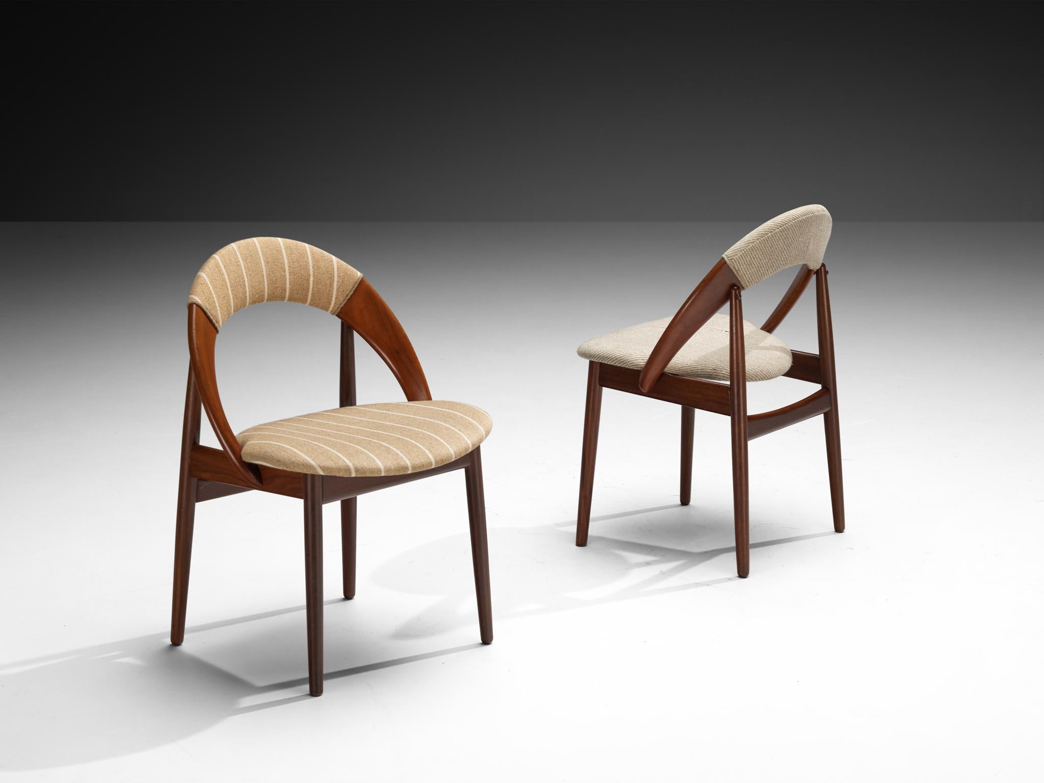 Set di dieci sedie da pranzo in teak Arne Hovmand-Olsen in vendita 1