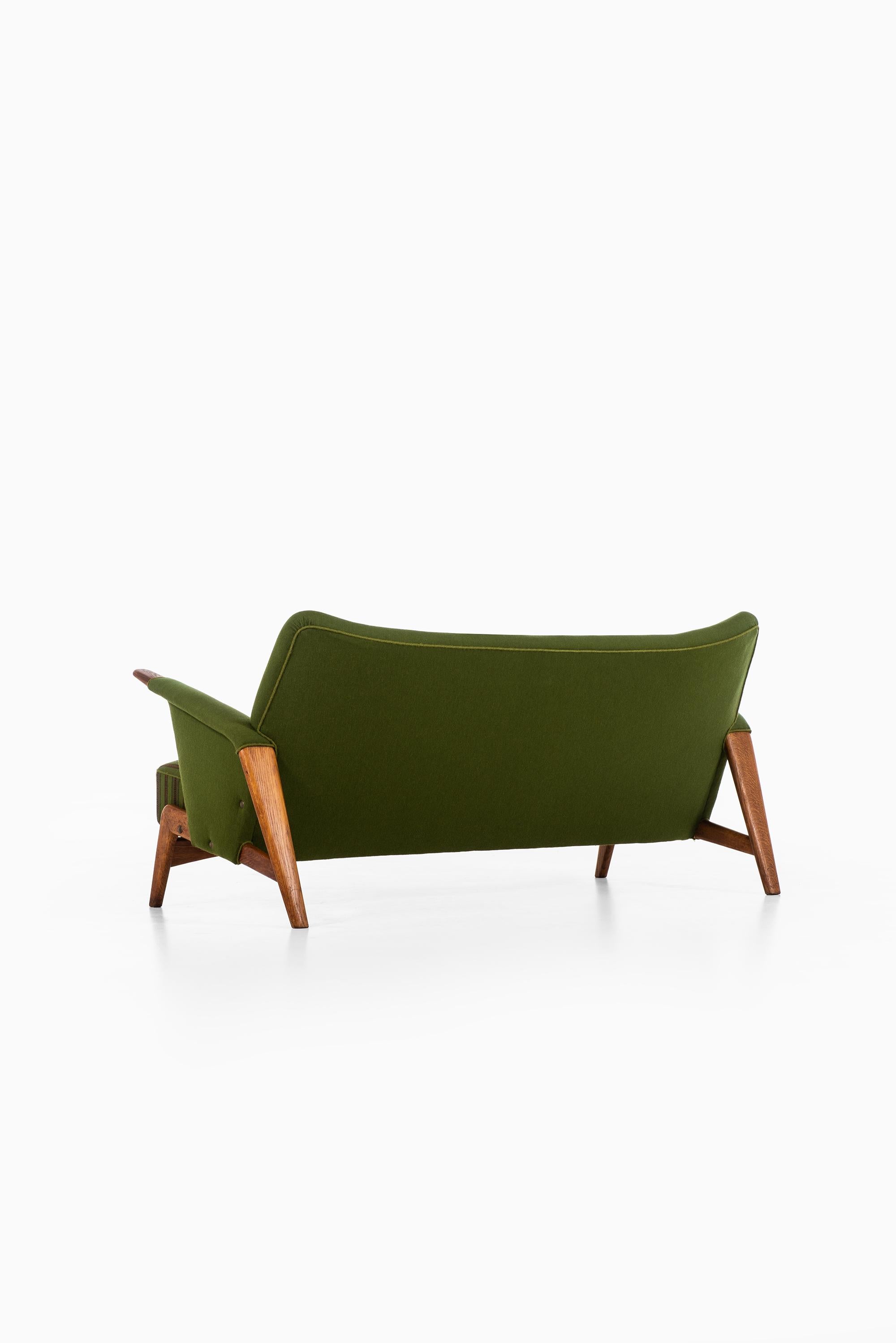 Brass Arne Hovmand-Olsen Sofa Model 480 by Alf. Juul Rasmussen For Sale