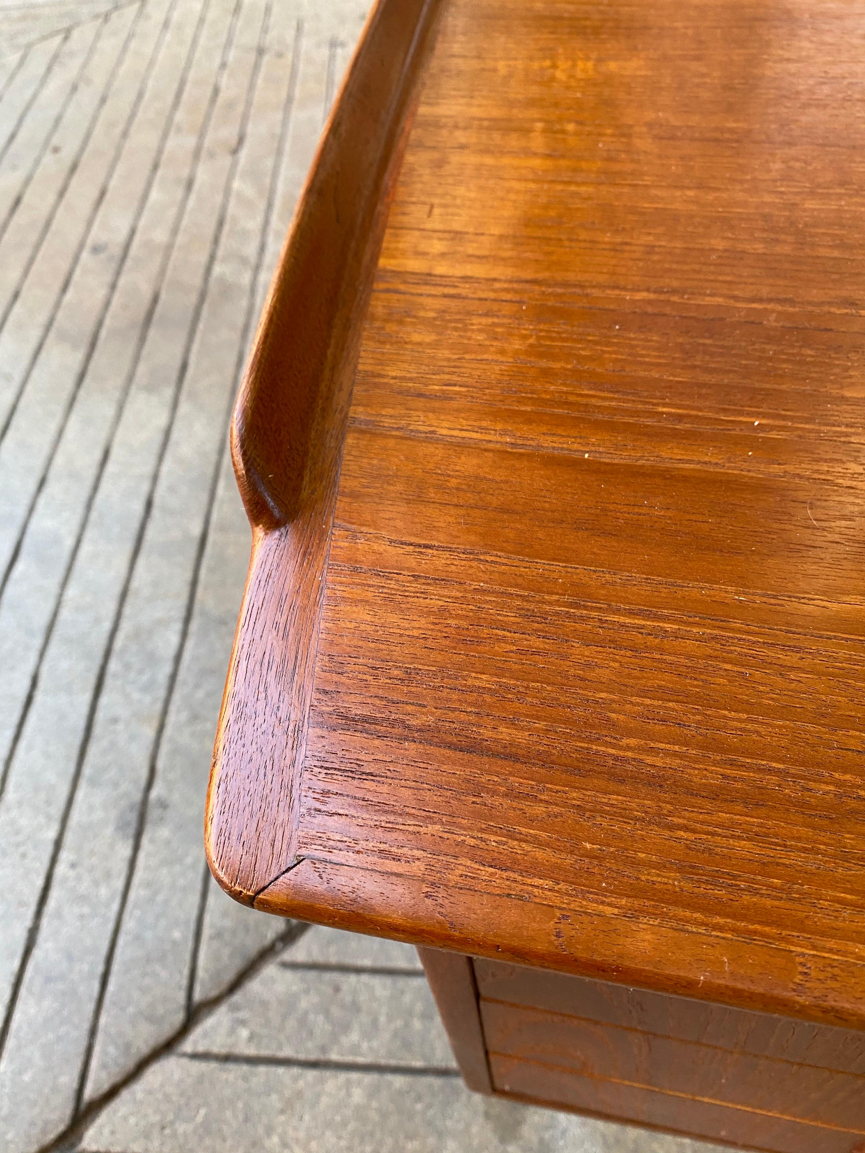 Arne Hovmand-Olsen Teak Boomerang Desk/ Not Arne Vodder 8