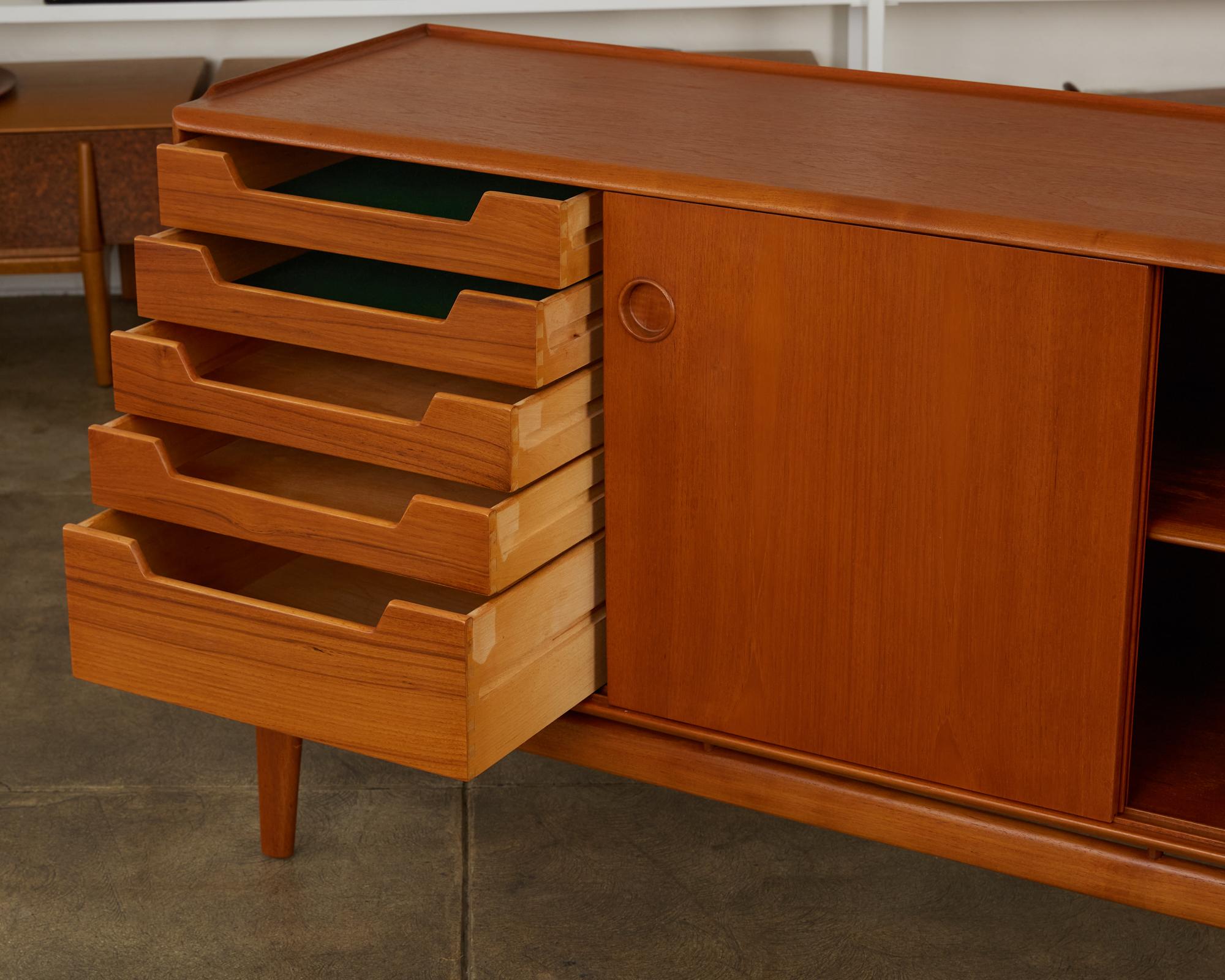 Arne Hovmand Olsen Teak Credenza 6