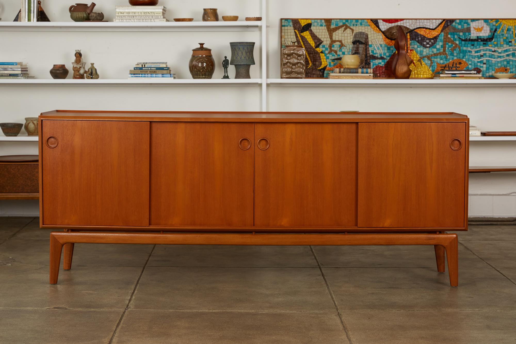 Scandinavian Modern Arne Hovmand Olsen Teak Credenza
