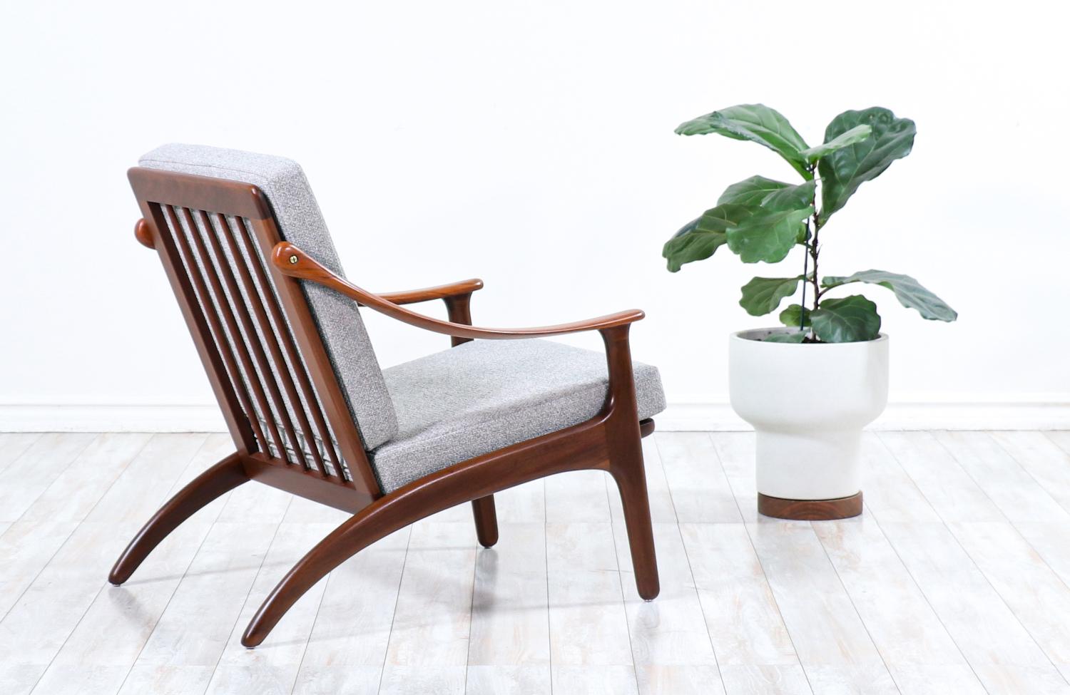 Mid-Century Modern Arne Hovmand-Olsen Teak Lounge Chair for Mogens Kold