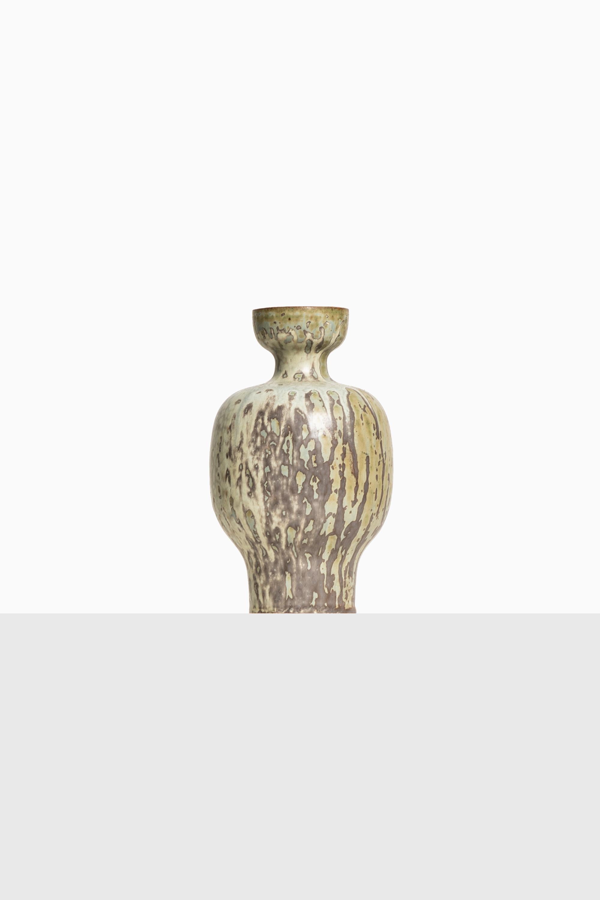 Very rare ceramic vase designed by Arne & Jacob Bang. Produced in Denmark.
