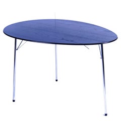 Arne Jacobsen, Oval Tapered-Shaped Table, Model 3603